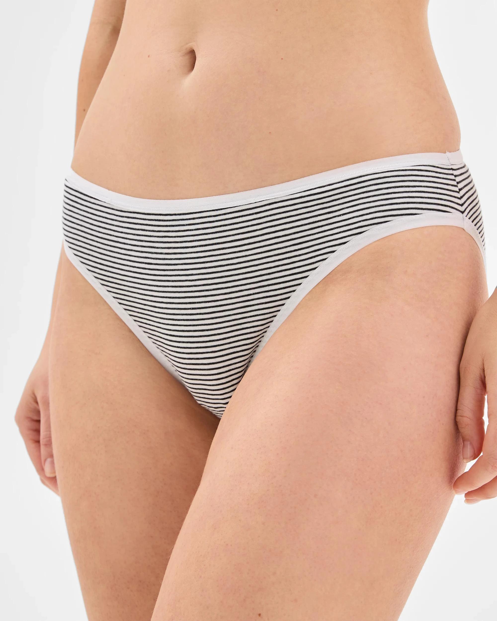 3 Target Woman Womens Australian Cotton Blend Bikini Briefs 5 Pack MONO NEUTRAL, 3 of 4