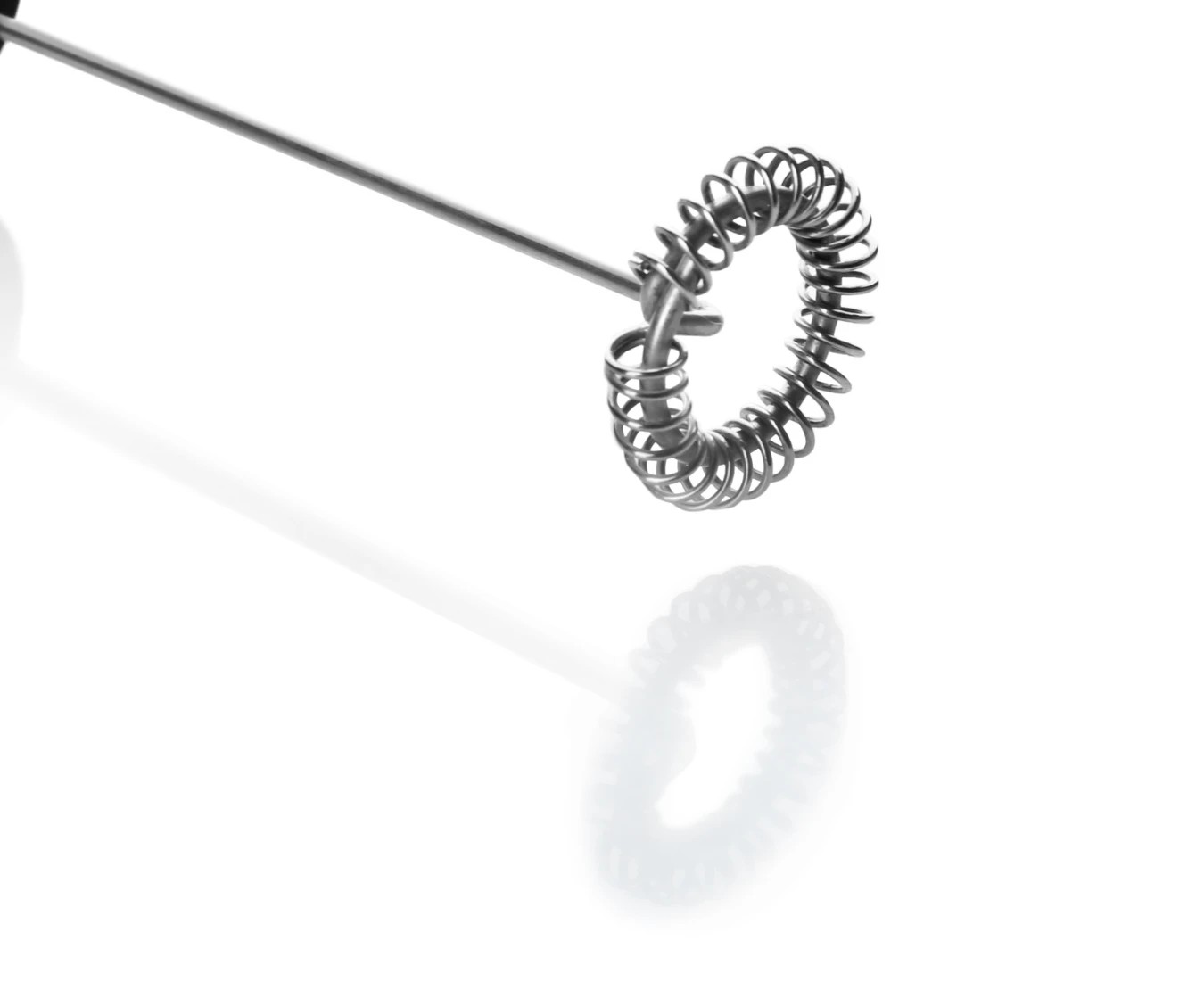 3 Auspure Milk Frother Handheld Electric Whisk Brown Wood, 3 of 4