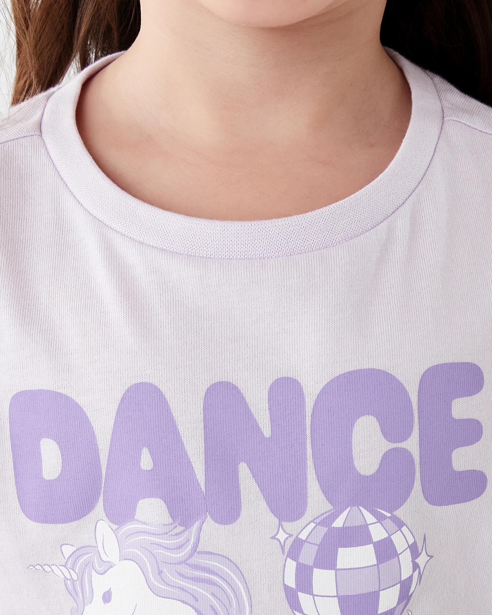 4 Print T-shirt Pur Unicrn, 4 of 7