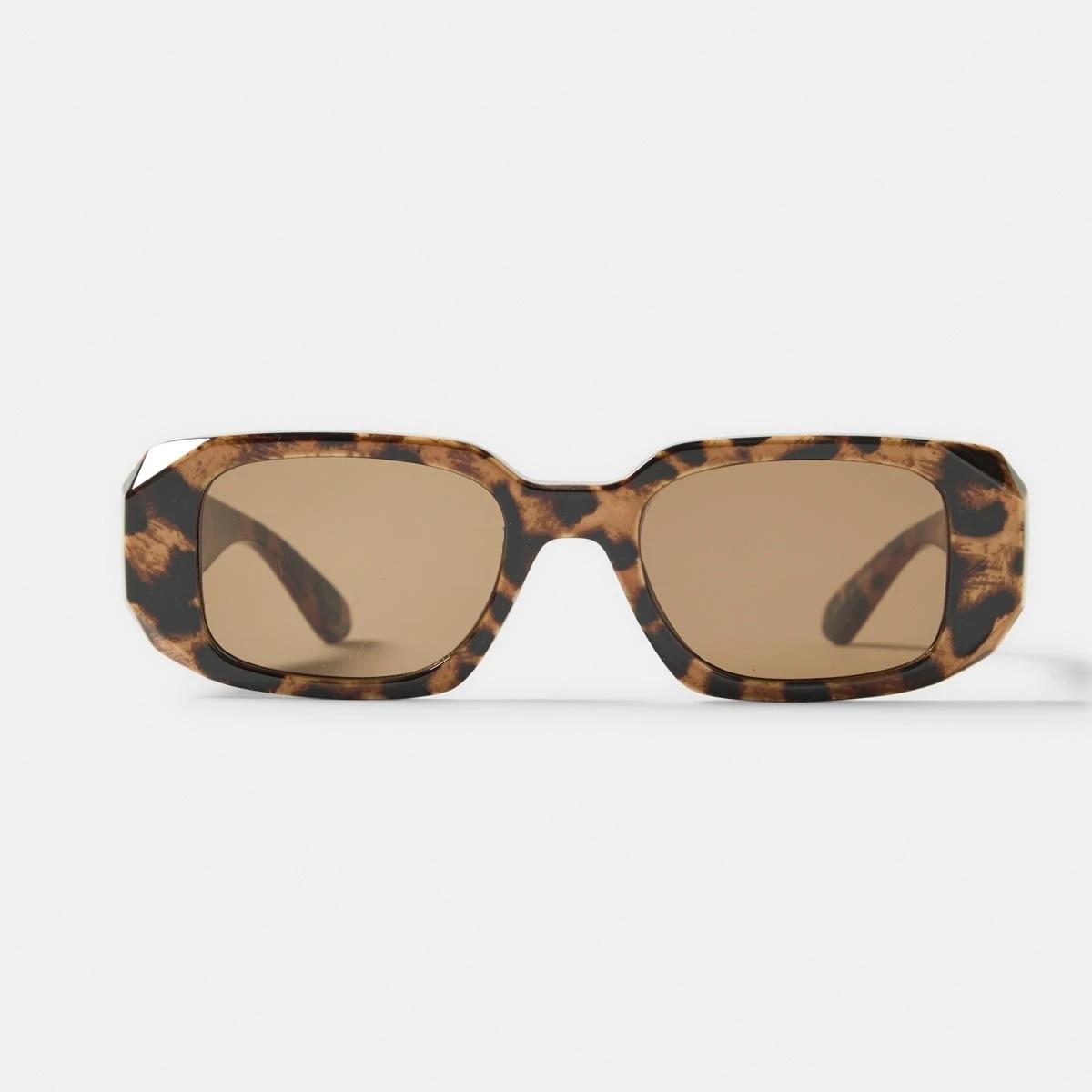 1 Rectangle Classic Sunglasses Leopard, 1 of 6