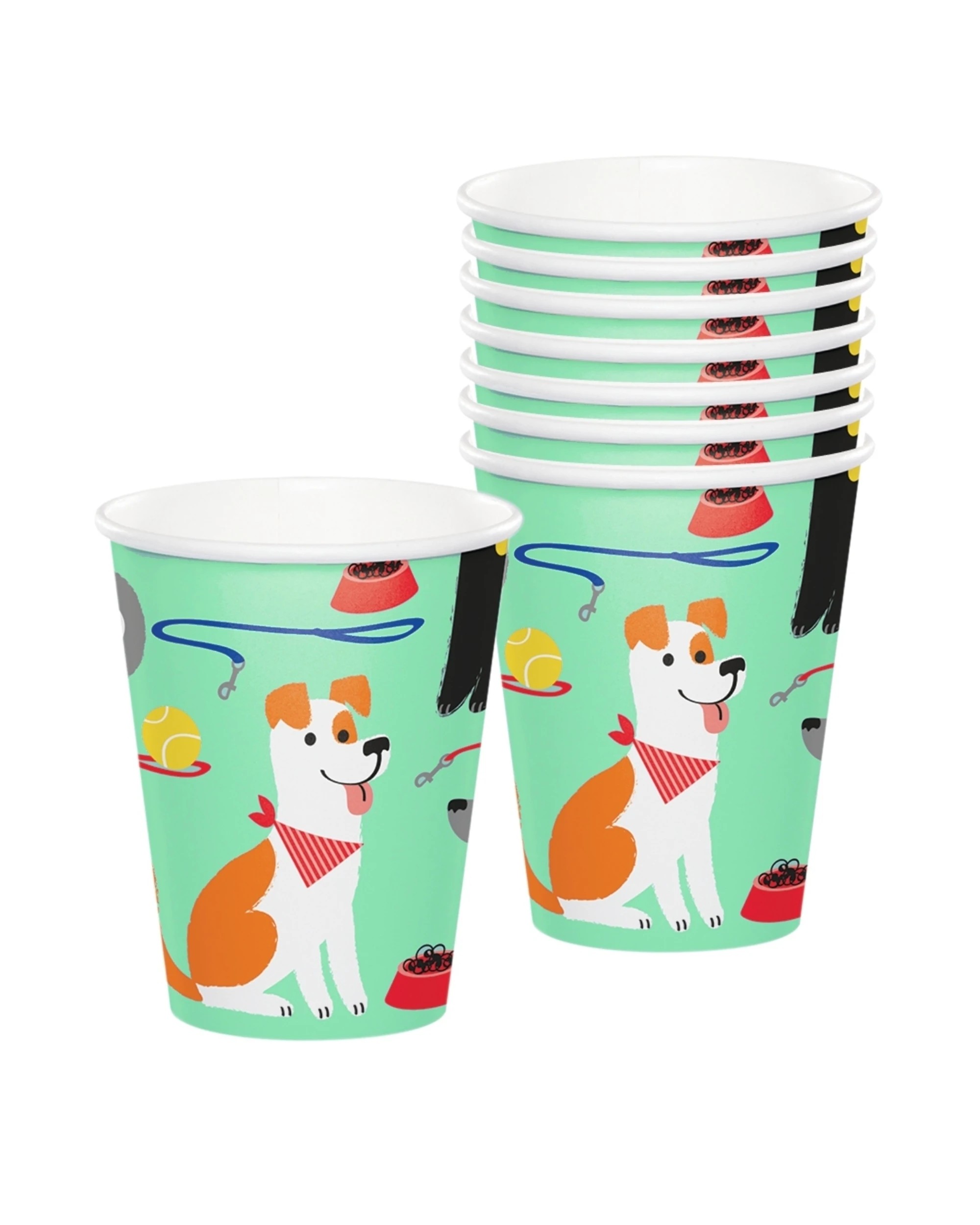 1 Creative Converting Dog Party Paper Cups Pack of 8 - Multi, 1 of 1