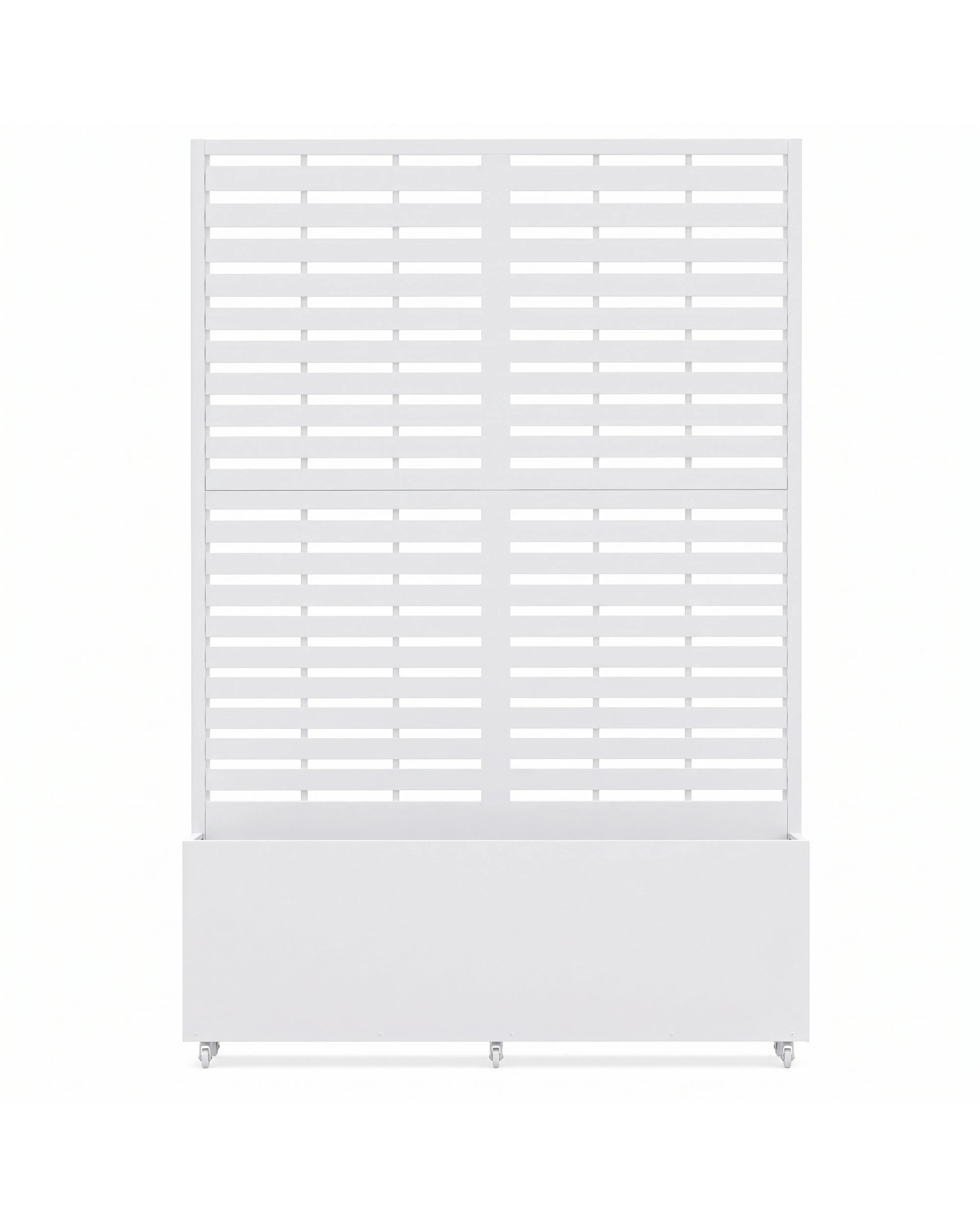 Advwin Metal Planter Box, Galvanized Steel Privacy Fence Trellis ...