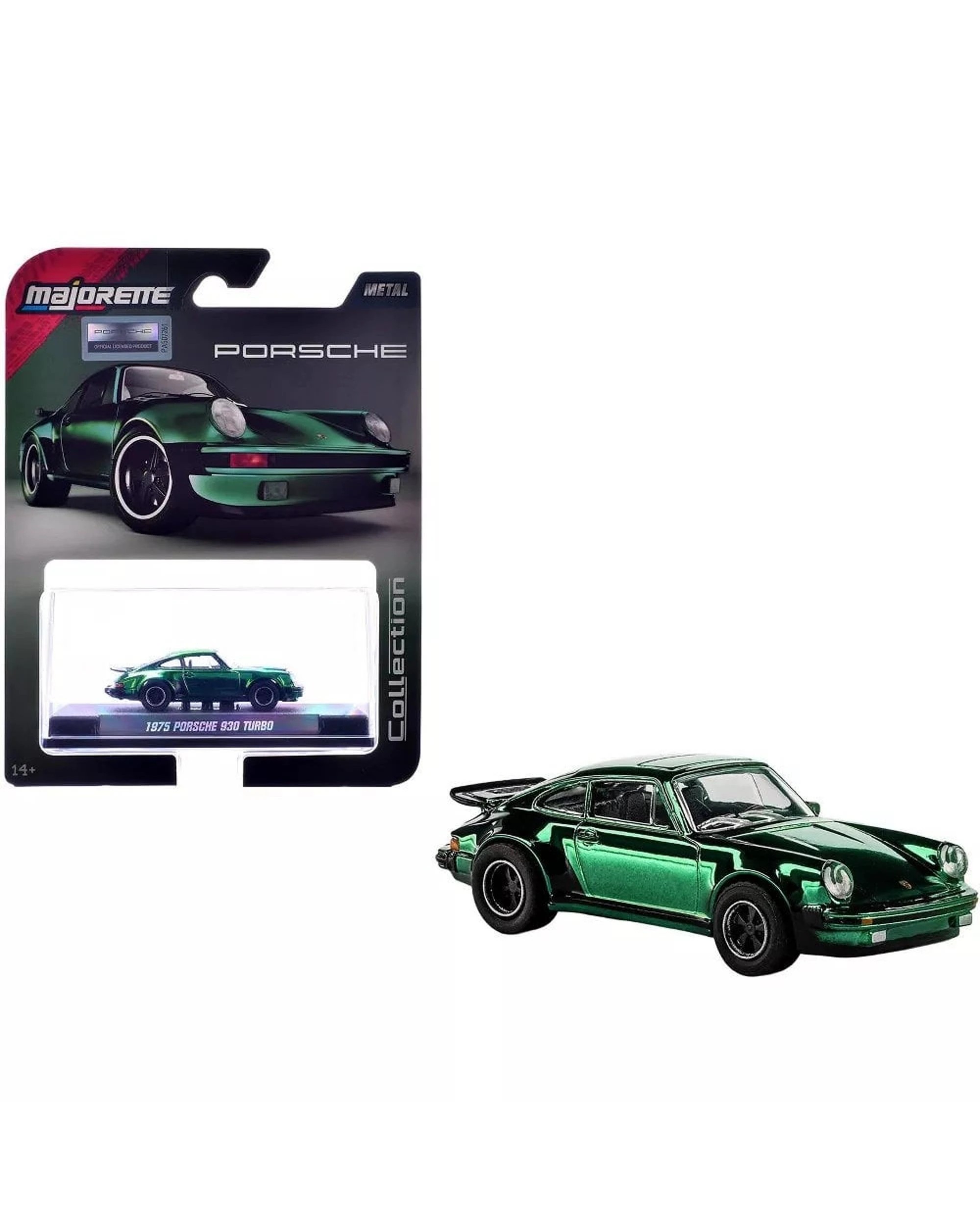 1 Majorette Collection Series 1975 Porsche 930 Turbo Diecast Vehicle - Green, 1 of 5