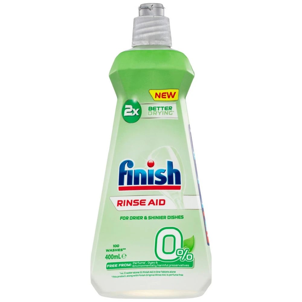 1 Finish 0% Dishwasher Rinse Aid 400mL, 1 of 1