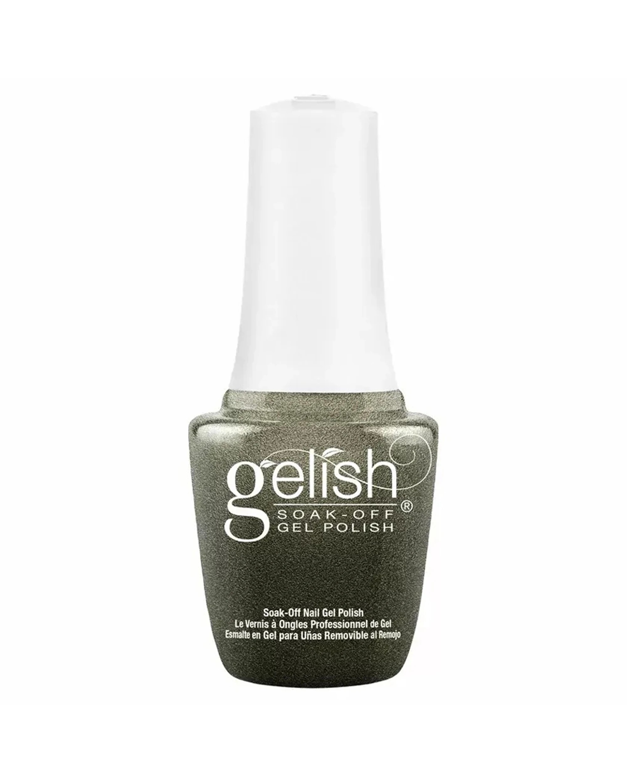 1 Gelish Mini UV LED Soak Off Gel Nail Polish Showstopping 9ml - Grey, 1 of 2
