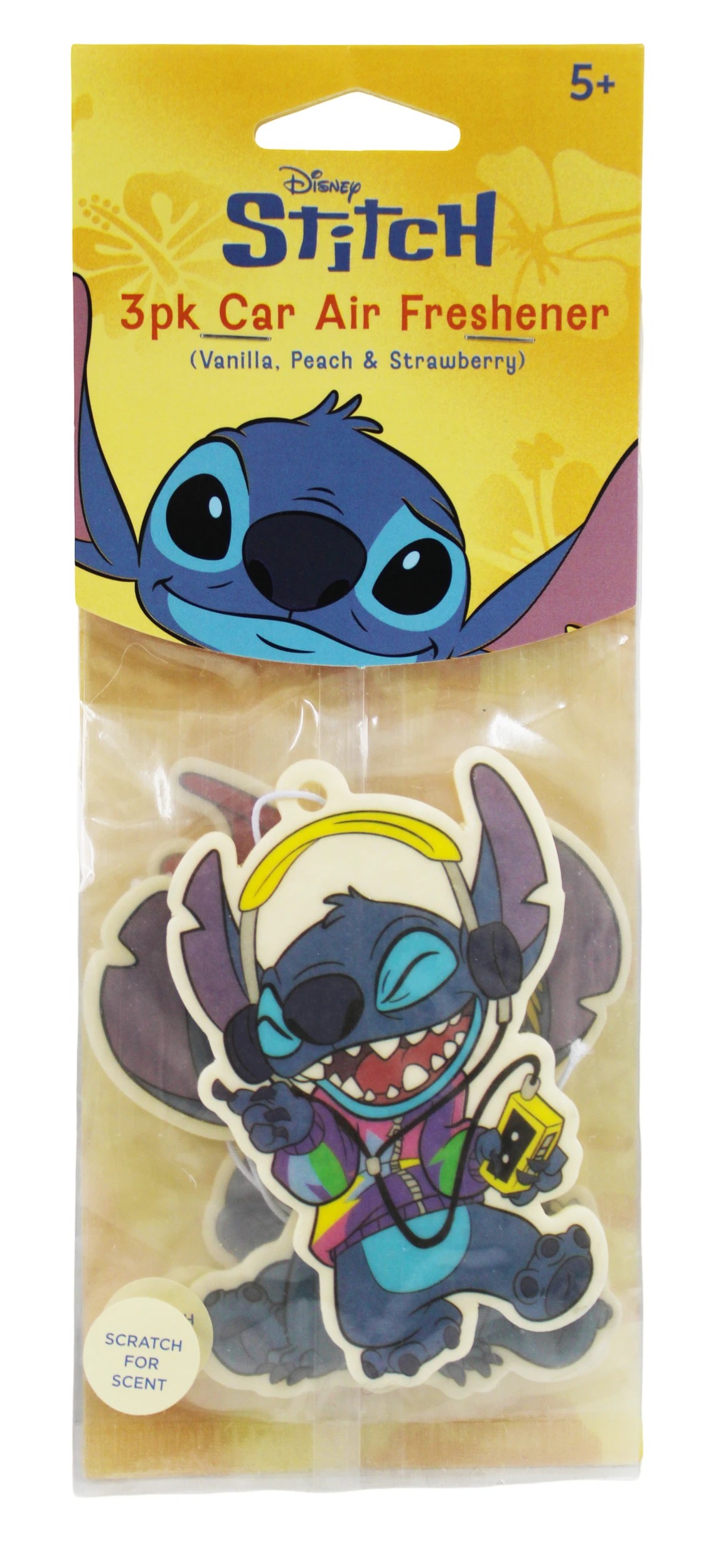 1 3 Pack Disney Stitch Car Air Freshener, 1 of 2