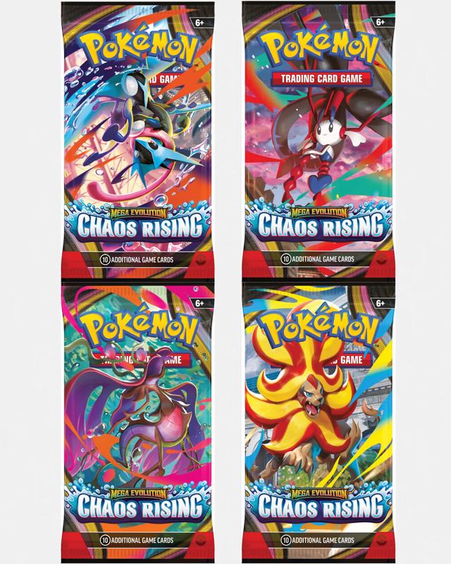 Pokemon Trading Card Game: Mega Evolution Chaos Rising Booster - Asso