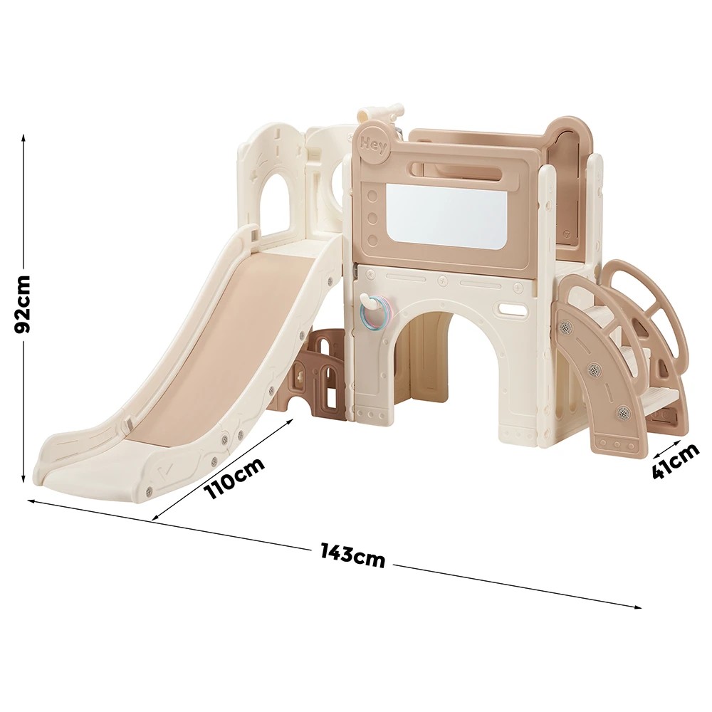 2 PlayPals 9-in-1 Kids Slide Set Sport and Art Indoor Outdoor Toddlers Play Set - Multi, 2 of 3