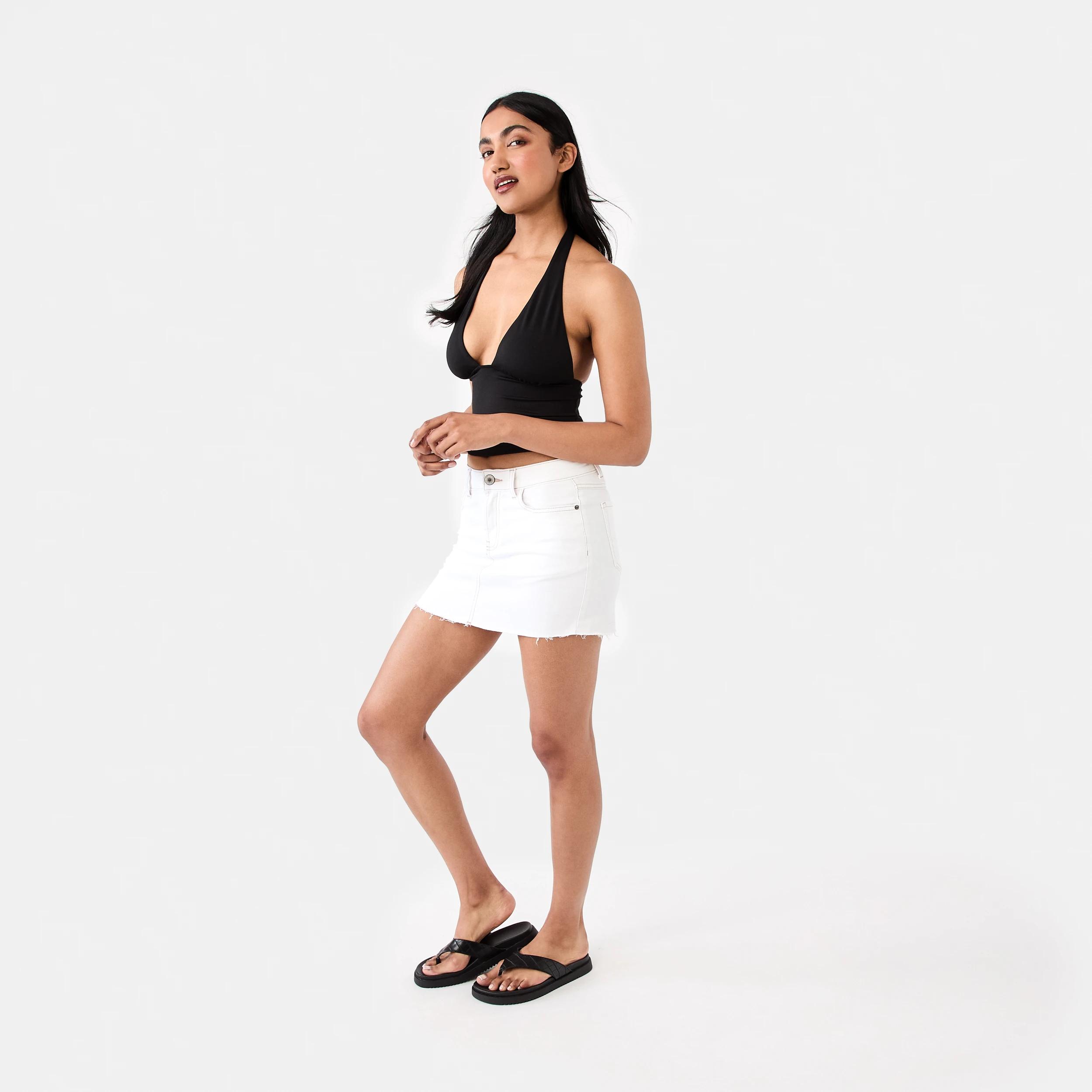 3 Denim Skirt White, 3 of 8