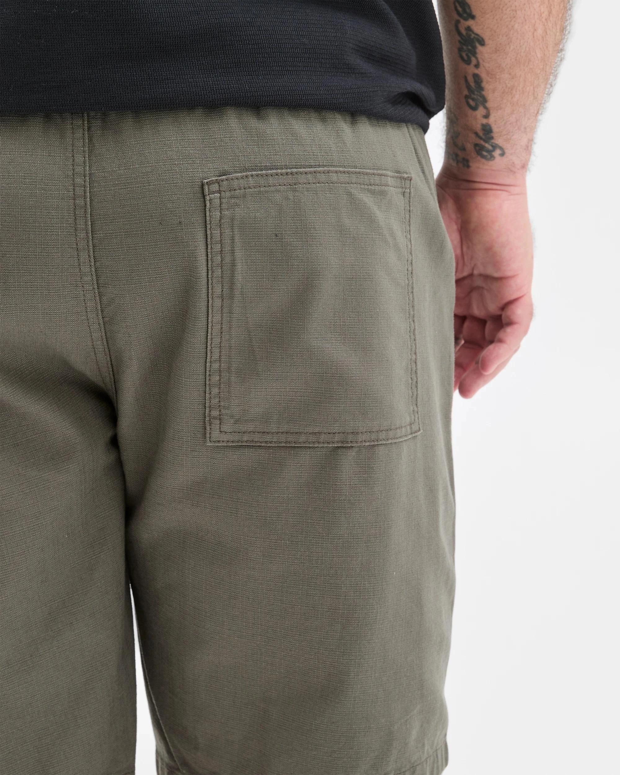 5 Target Man Plus Plus Size Australian Cotton Textured Shorts GUNMETAL, 5 of 5