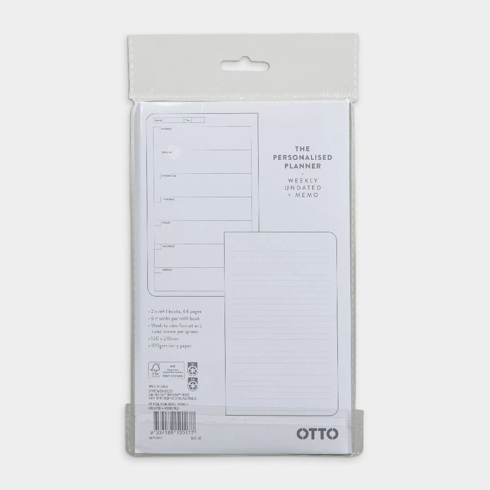 5 Otto Weekly Undated Personal Planner Memo & Vertical Refill, 5 of 5