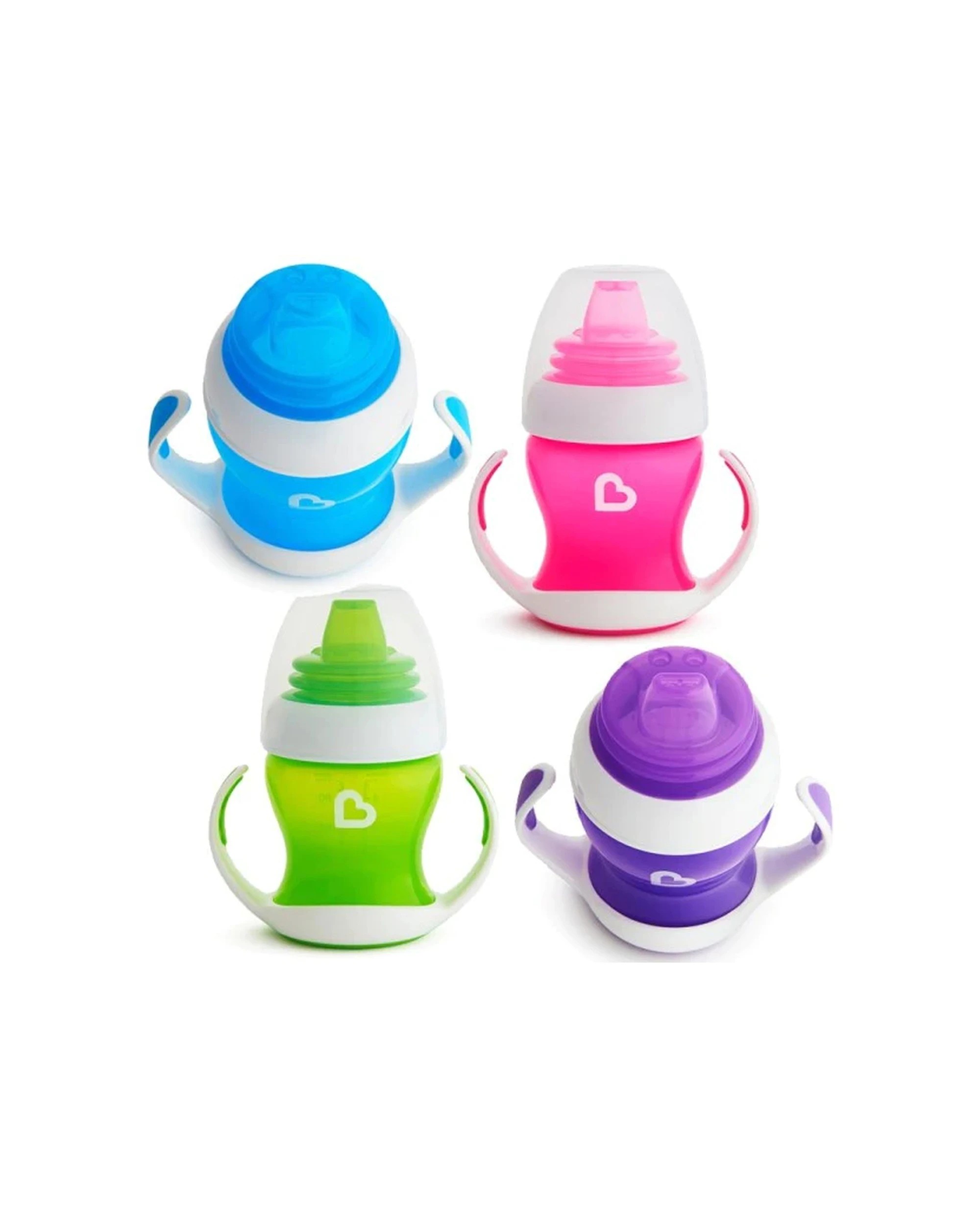 5 Munchkin Gentle Transition Cup 100ml Spill Proof Soft Spout 4 Months Baby - Assorted, 5 of 5