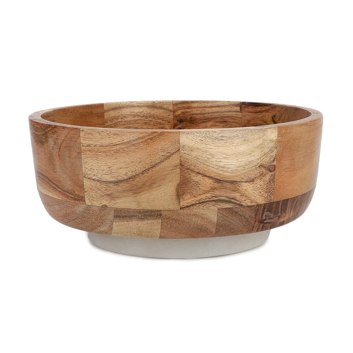 1 Acacia/Marble Fruit Bowl, 1 of 8