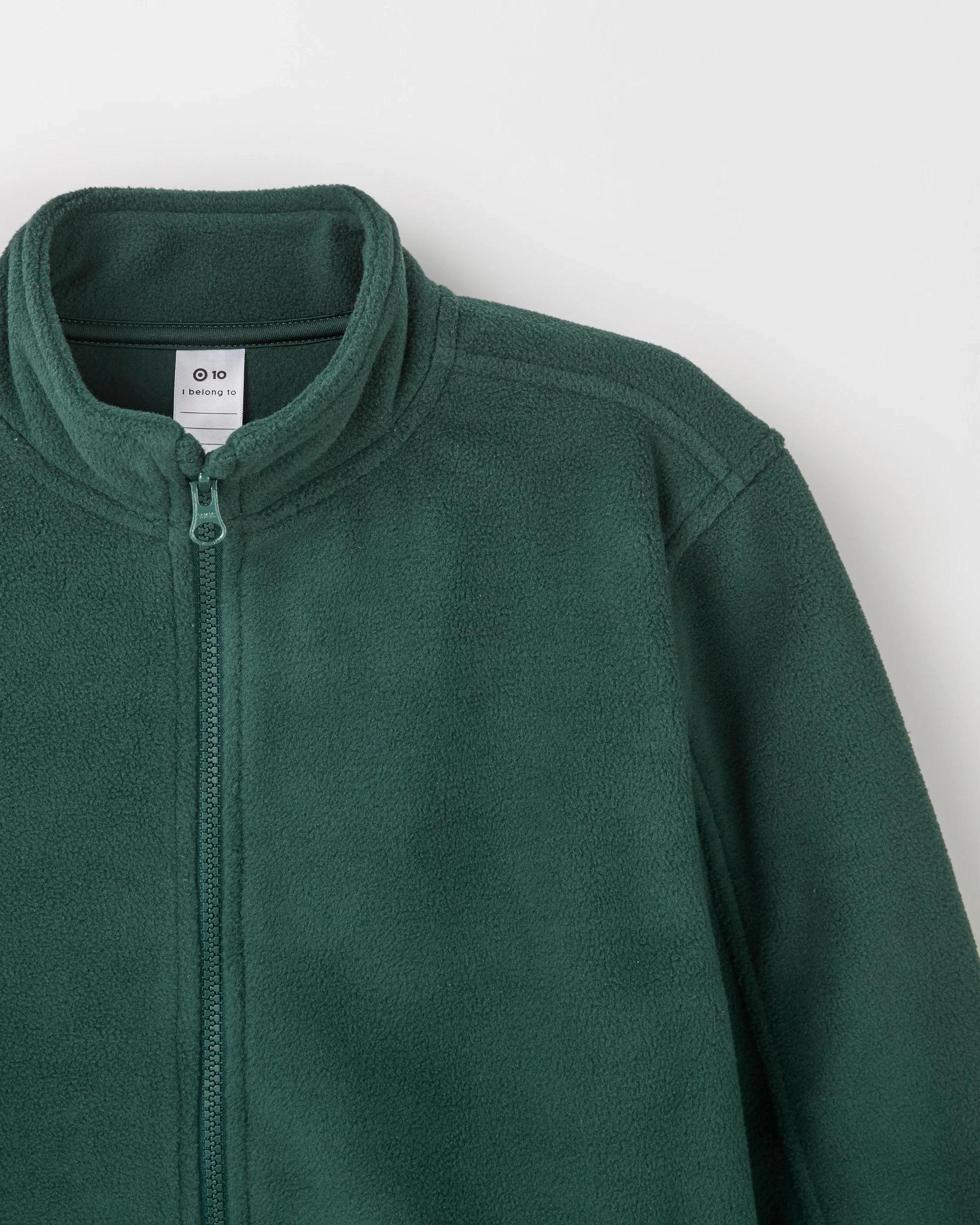 5 Target School Polar Fleece Jacket BOTTLE GREEN, 5 of 6