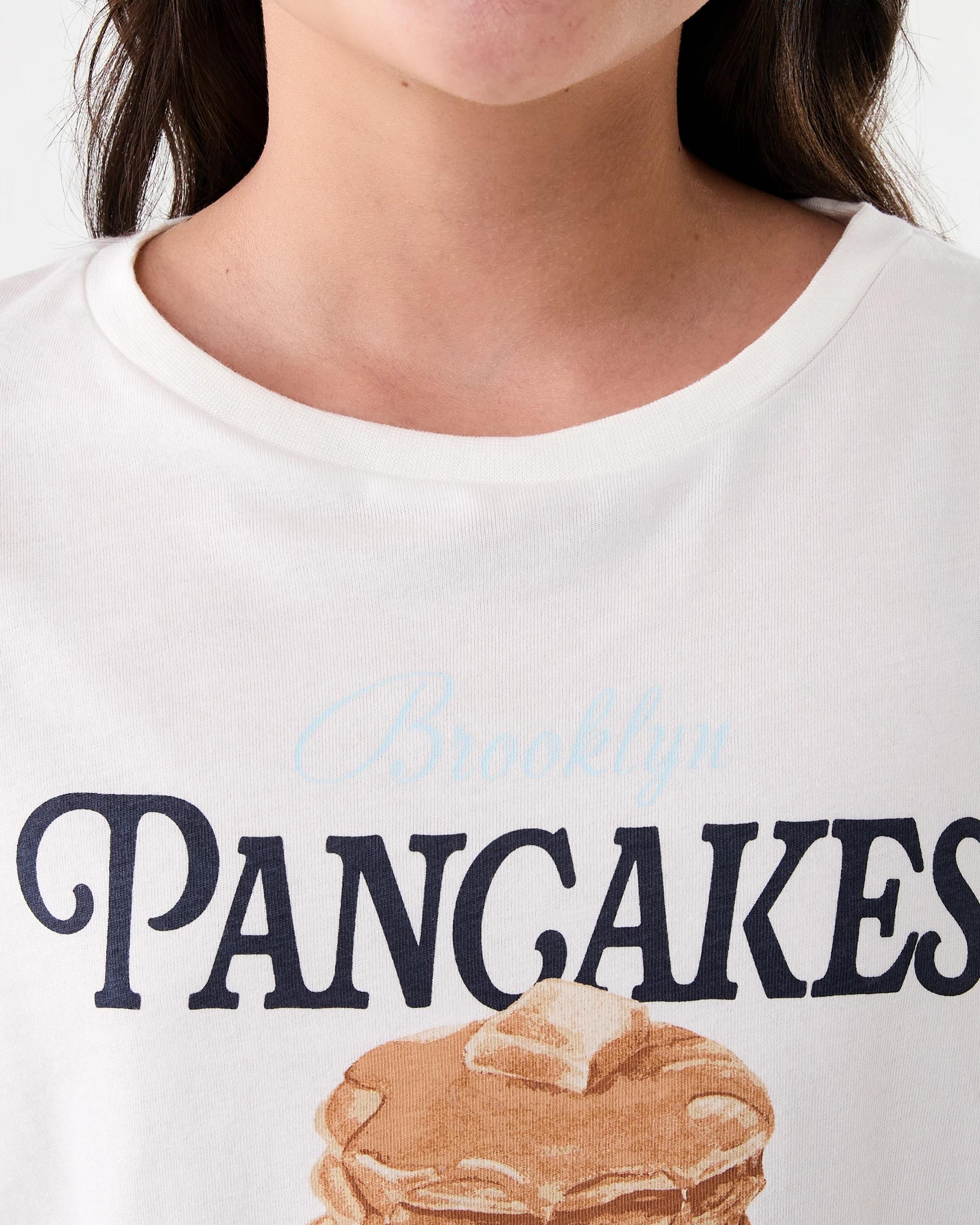 4 Knit Woven Pyjama Set Wht Pnck, 4 of 7