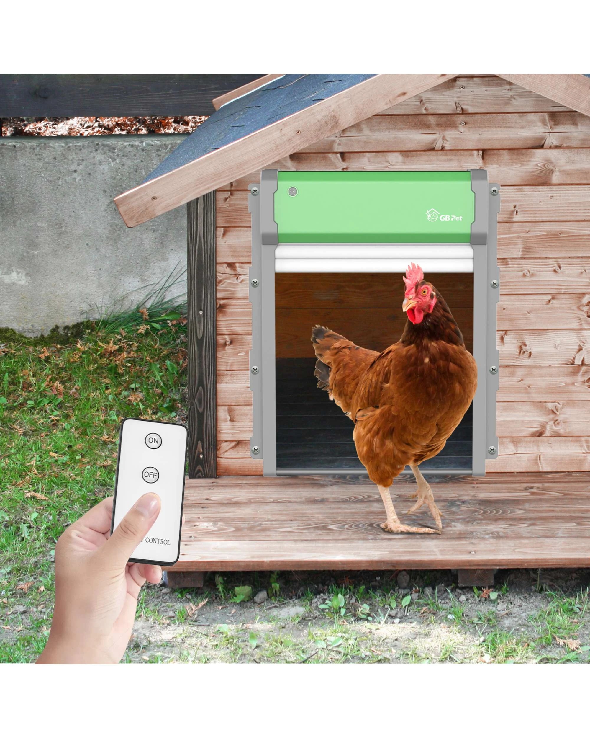 3 Advwin Automatic Chicken Coop Door Remote Control Solar Power, 3 of 7