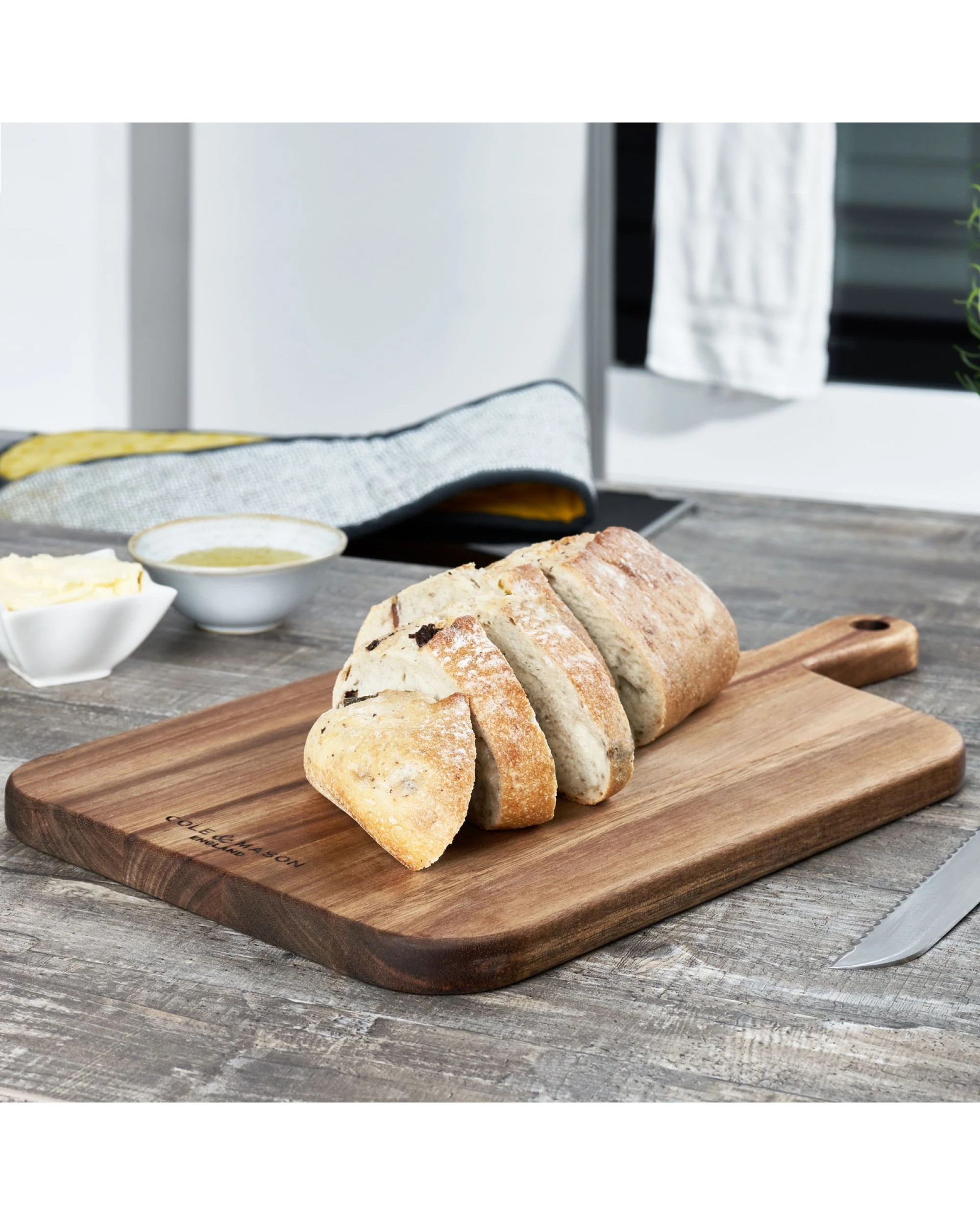 4 Cole & Mason Barkway Acacia Chopping & Serving Board - Medium (D46.1 x W27.5 x H2.1cm), 4 of 7