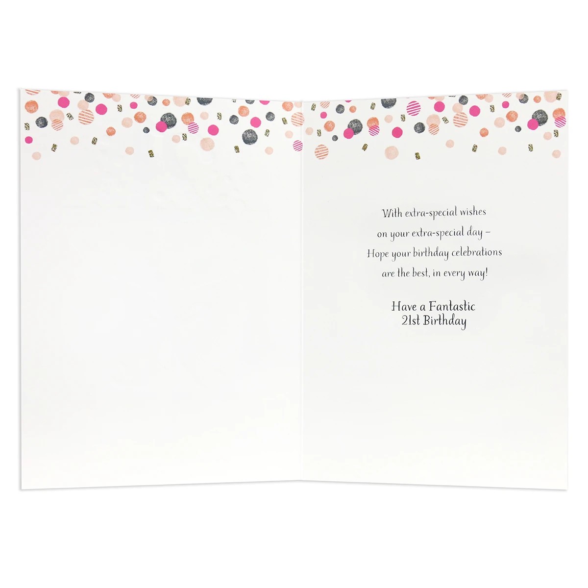 2 Connections from Hallmark 21st Birthday Card - Cocktail Glass, 2 of 3