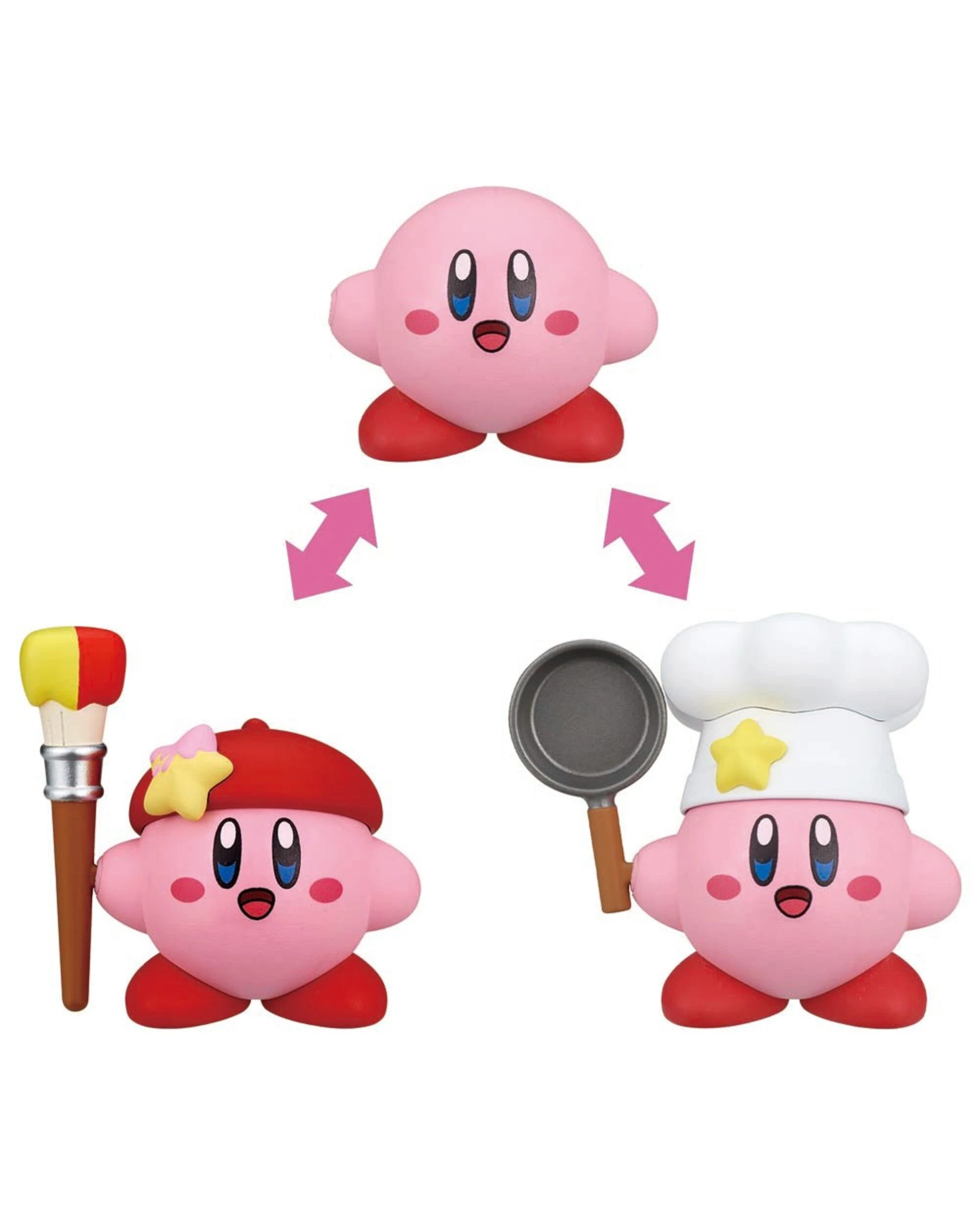 1 Kirby - Copy Ability Figure - Artist & Cook, 1 of 4