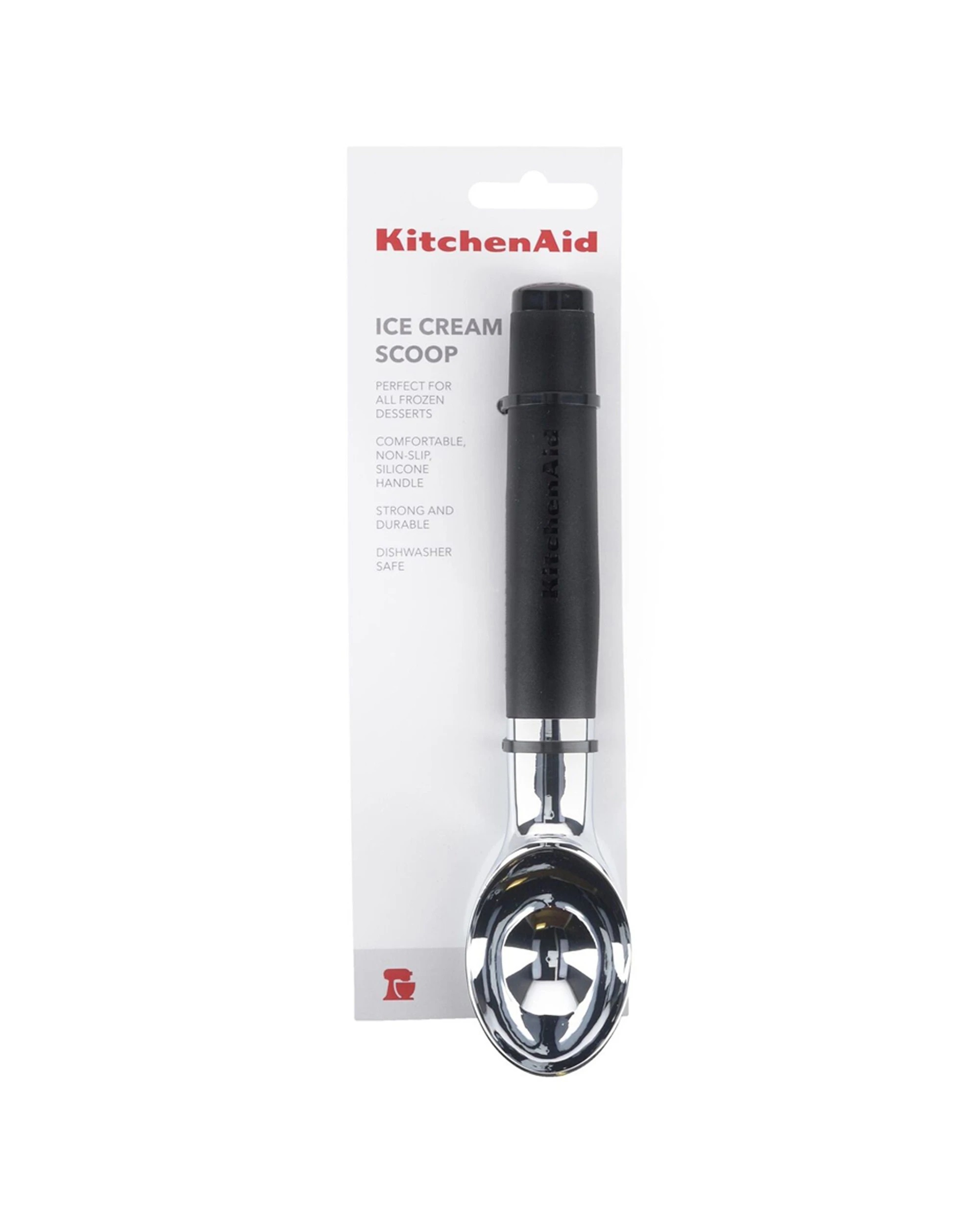 4 KitchenAid 2PK Ice Scoop Silicone Handle Dishwasher Safe 22cm - Black, 4 of 5
