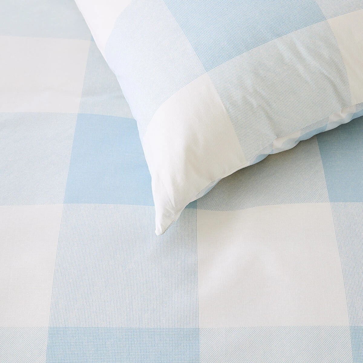 4 Blake Cotton Rich Reversible Quilt Cover Set - Queen Bed, Blue, 4 of 7