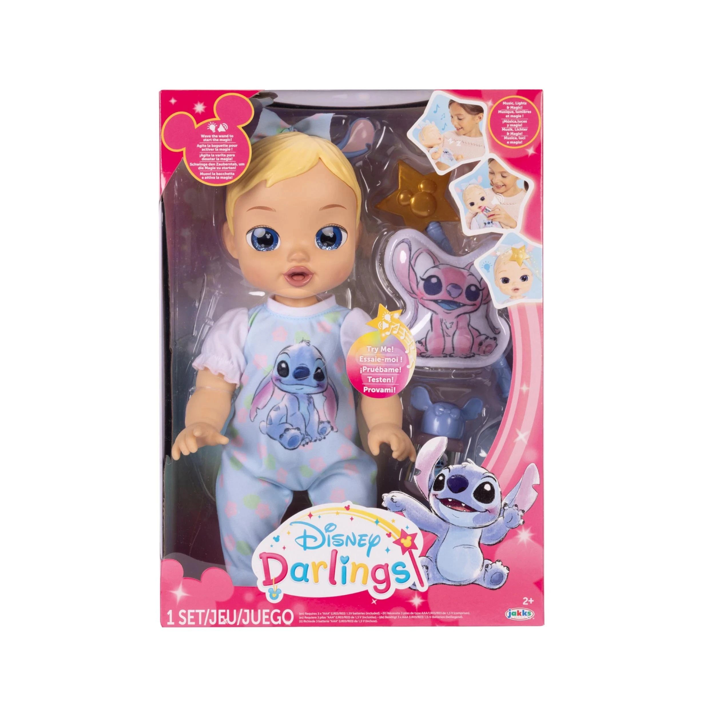 1 Disney Darlings Deluxe Feature Doll - Stitch - Multi, 1 of 1