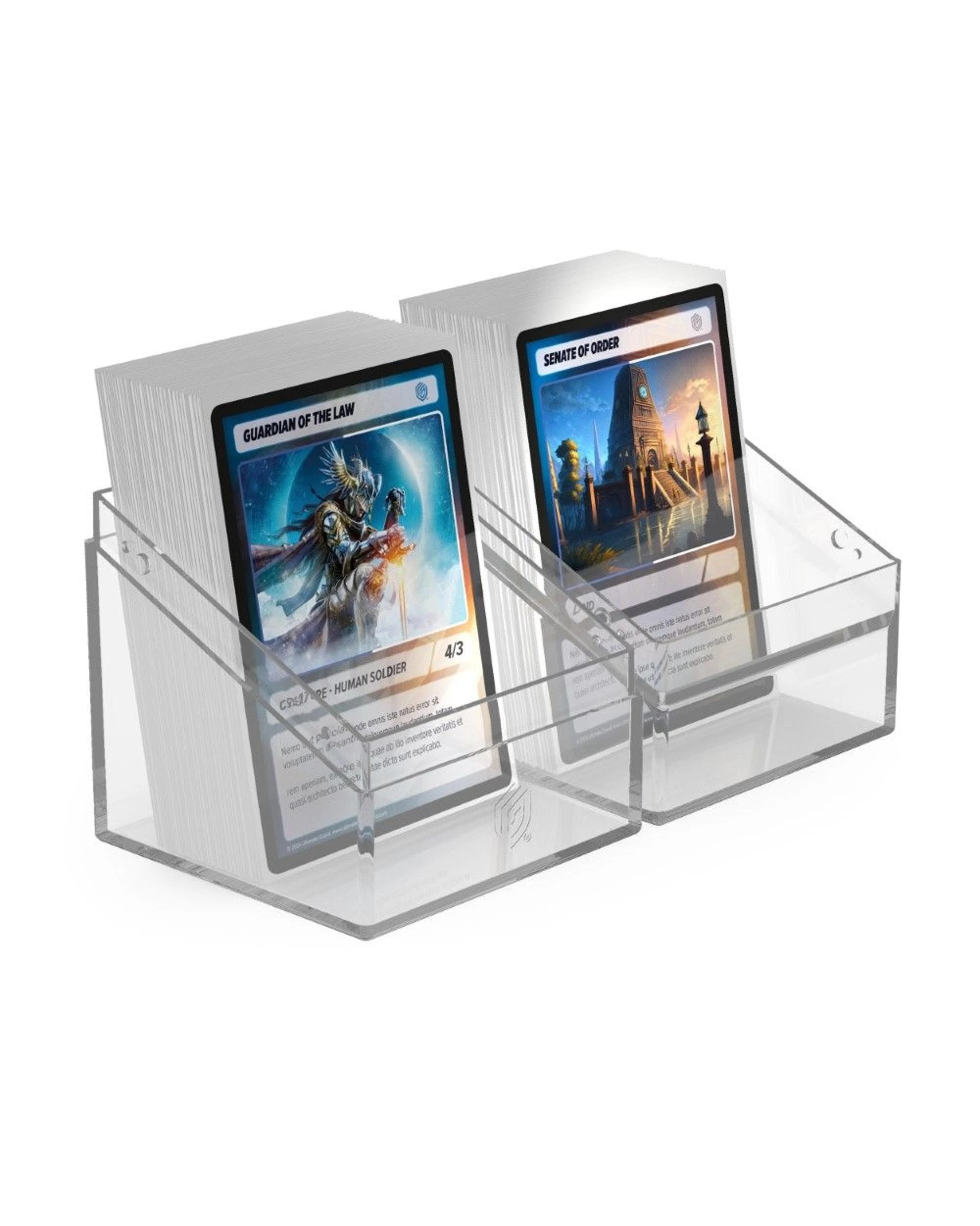 3 Ultimate Guard Boulder 100+ Clear Deck Case - Transparent - Clear, 3 of 3
