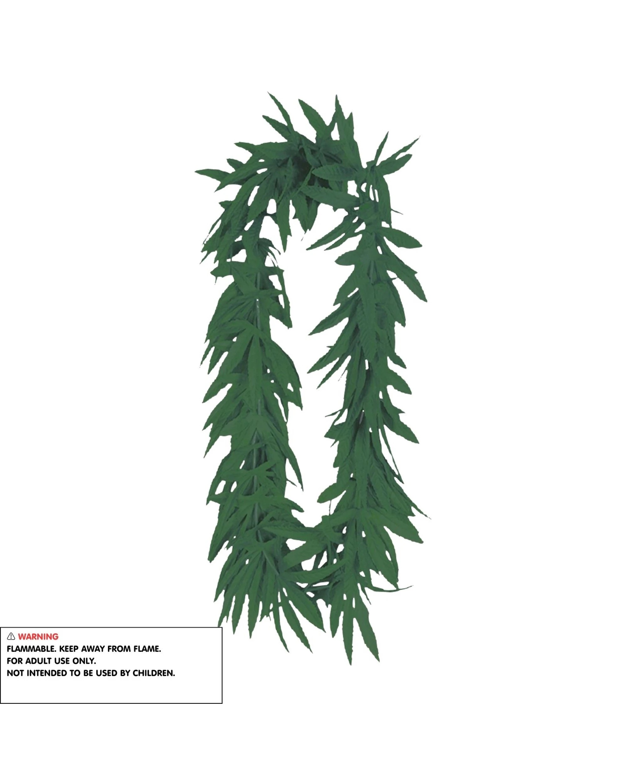 2 Meteor Forest Leaf Hawaiian Lei - One Size - Green, 2 of 2