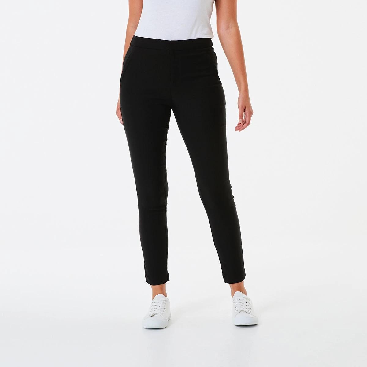 1 High Rise Skinny Pants BLACK, 1 of 5