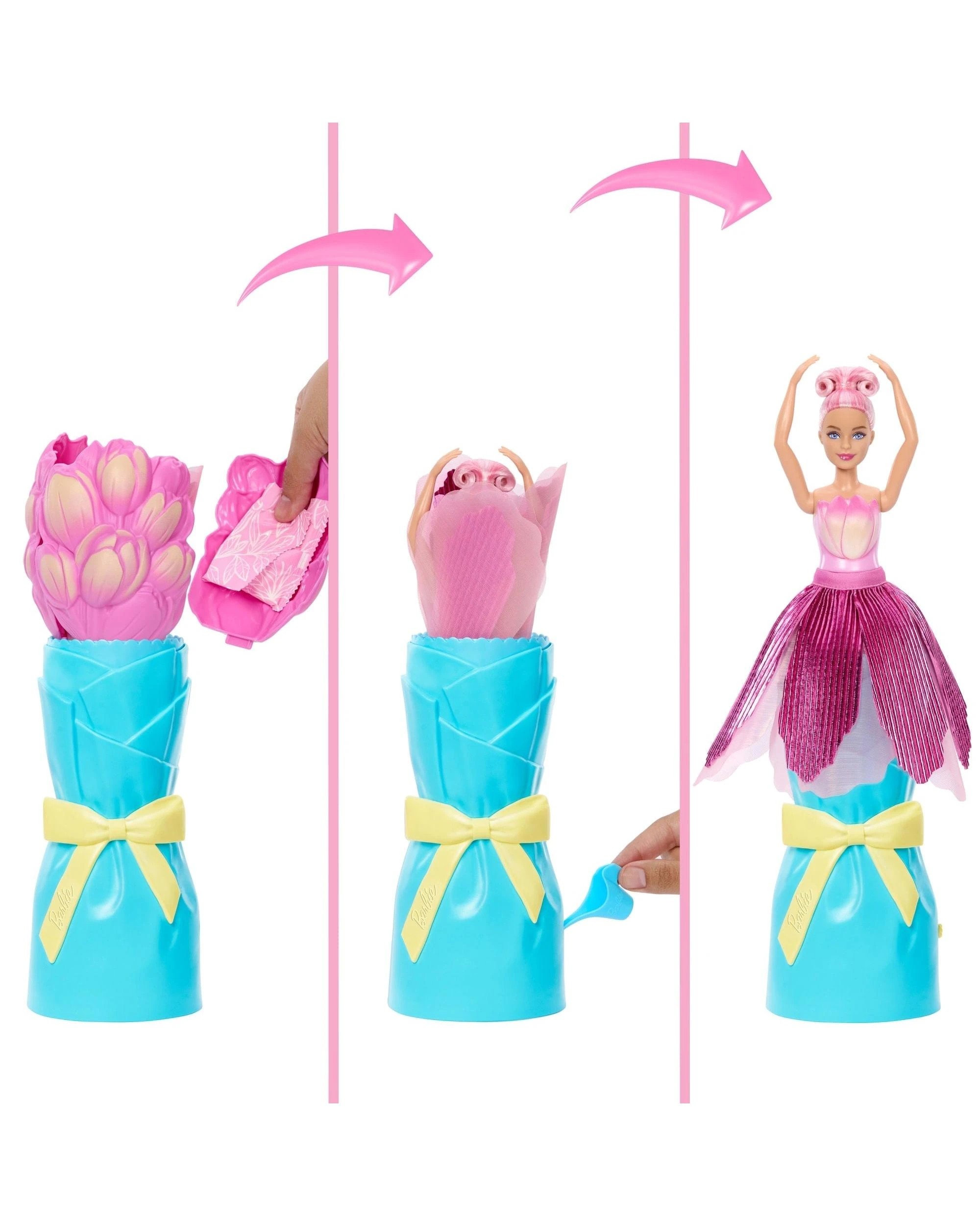3 Barbie Pop Reveal Petal Pop Series Scented Doll - Tulip, 3 of 6