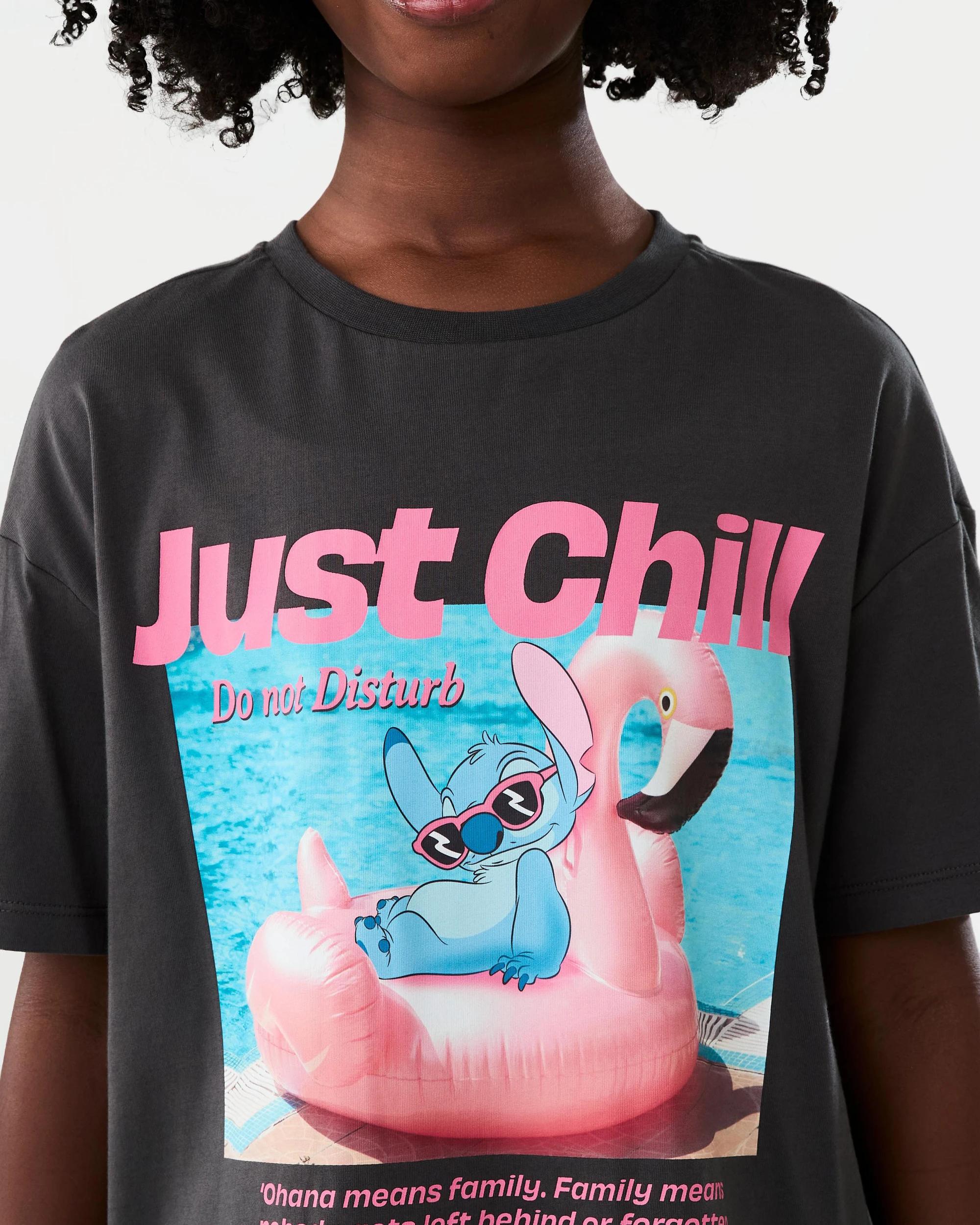 4 Disney Lilo & Stitch License Oversized T‑shirt Stitch, 4 of 7