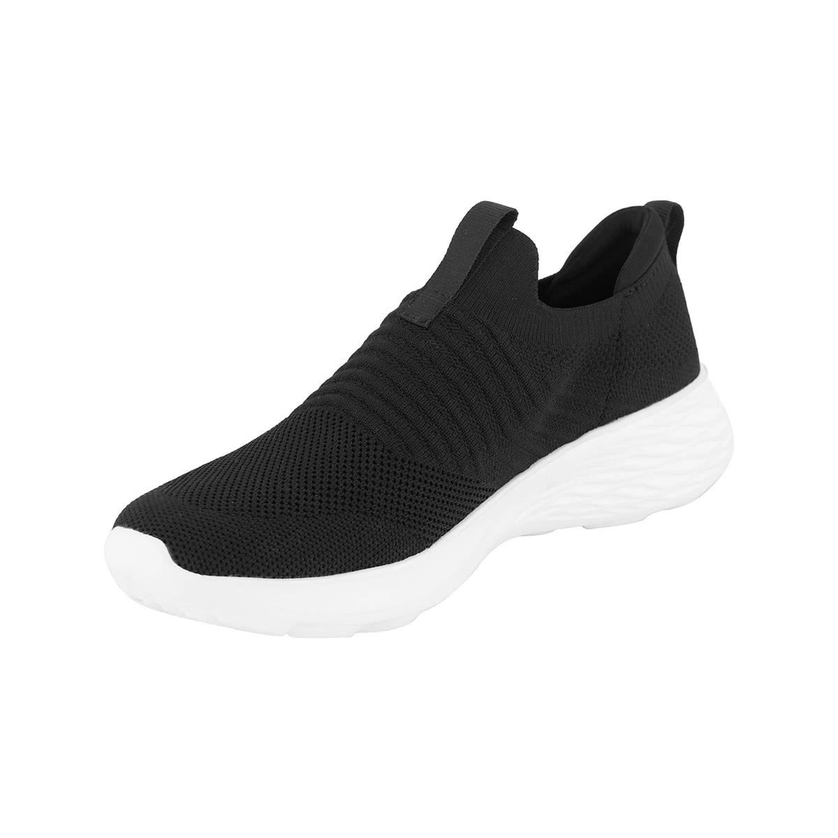 3 Active Womens Slip-on Sneakers BLACK, 3 of 5