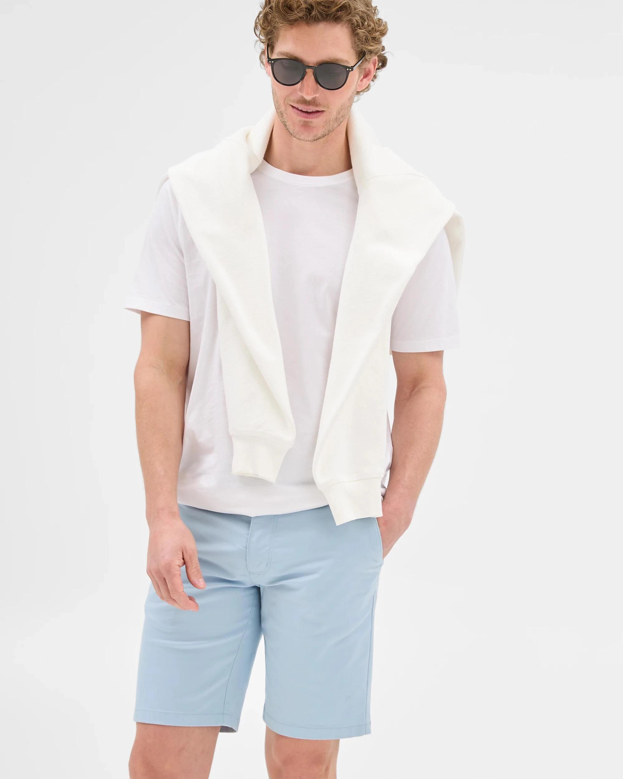 1 Target Australian Cotton Regular Stretch Chino Shorts BLUE FOG, 1 of 8