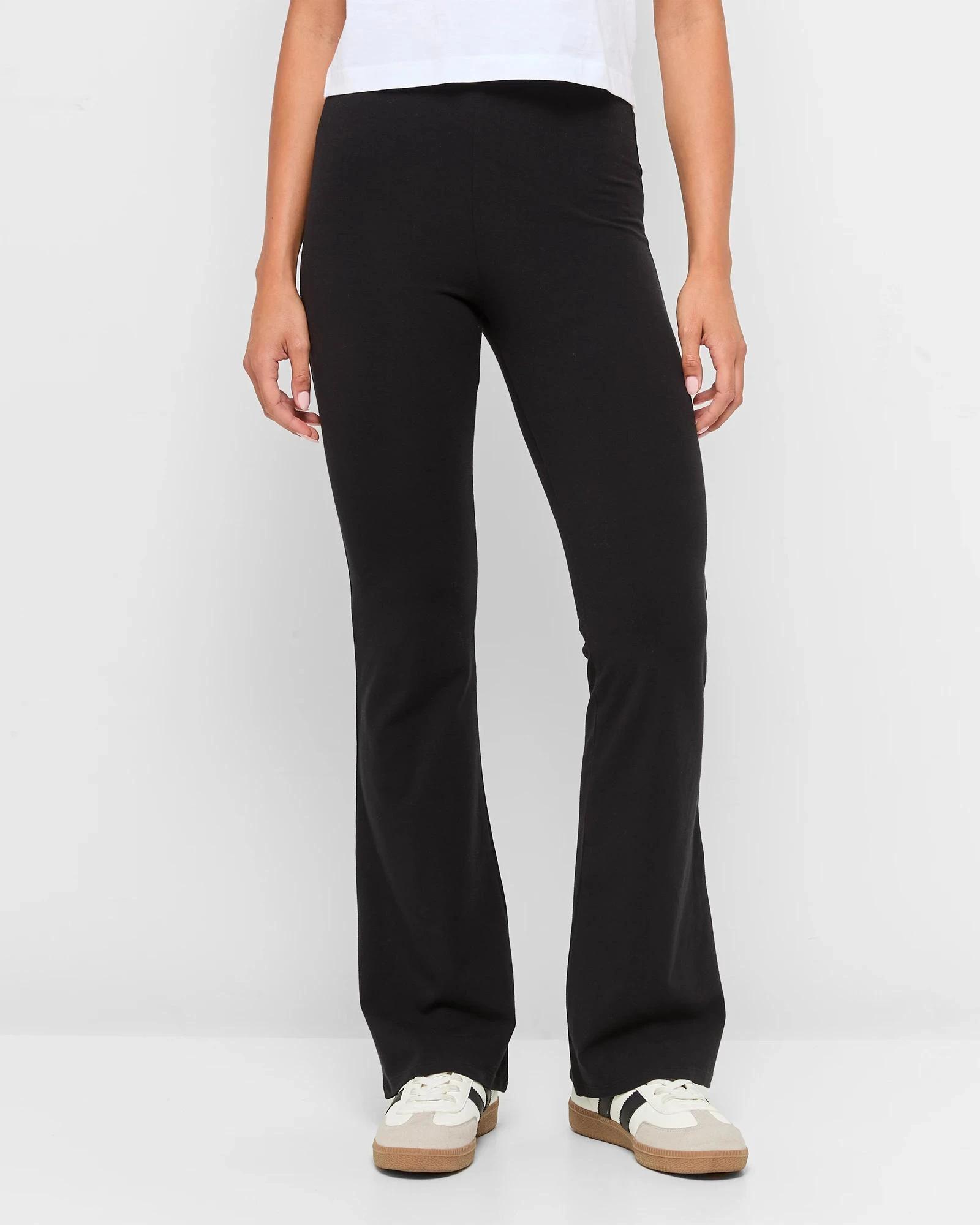 2 Australian Cotton Jazz Flare Pants - Lily Loves BLACK, 2 of 5