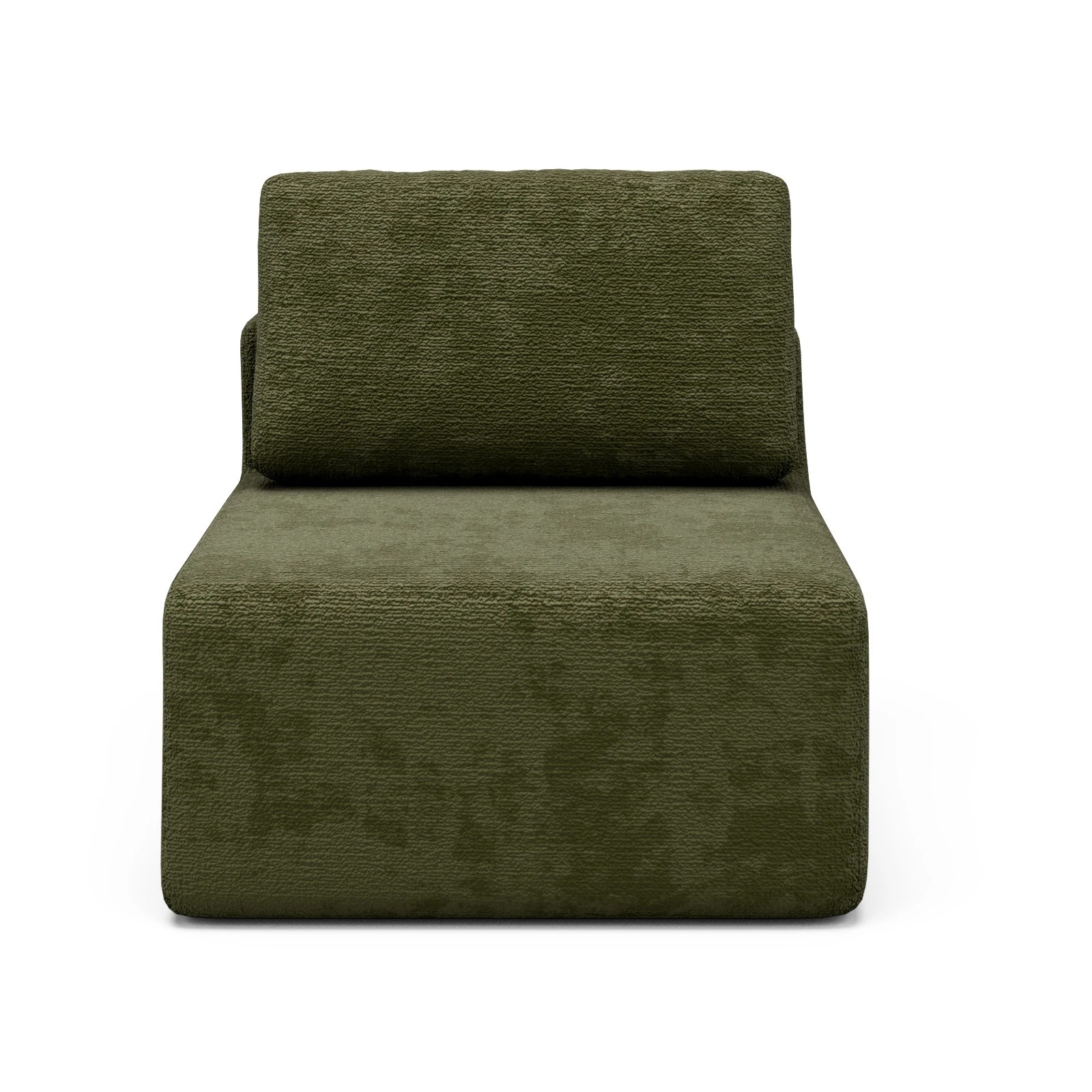 4 Advwin Armless Sofa Chair Chenille Fabric Modular Lazy Sofa Free Installation, 4 of 5