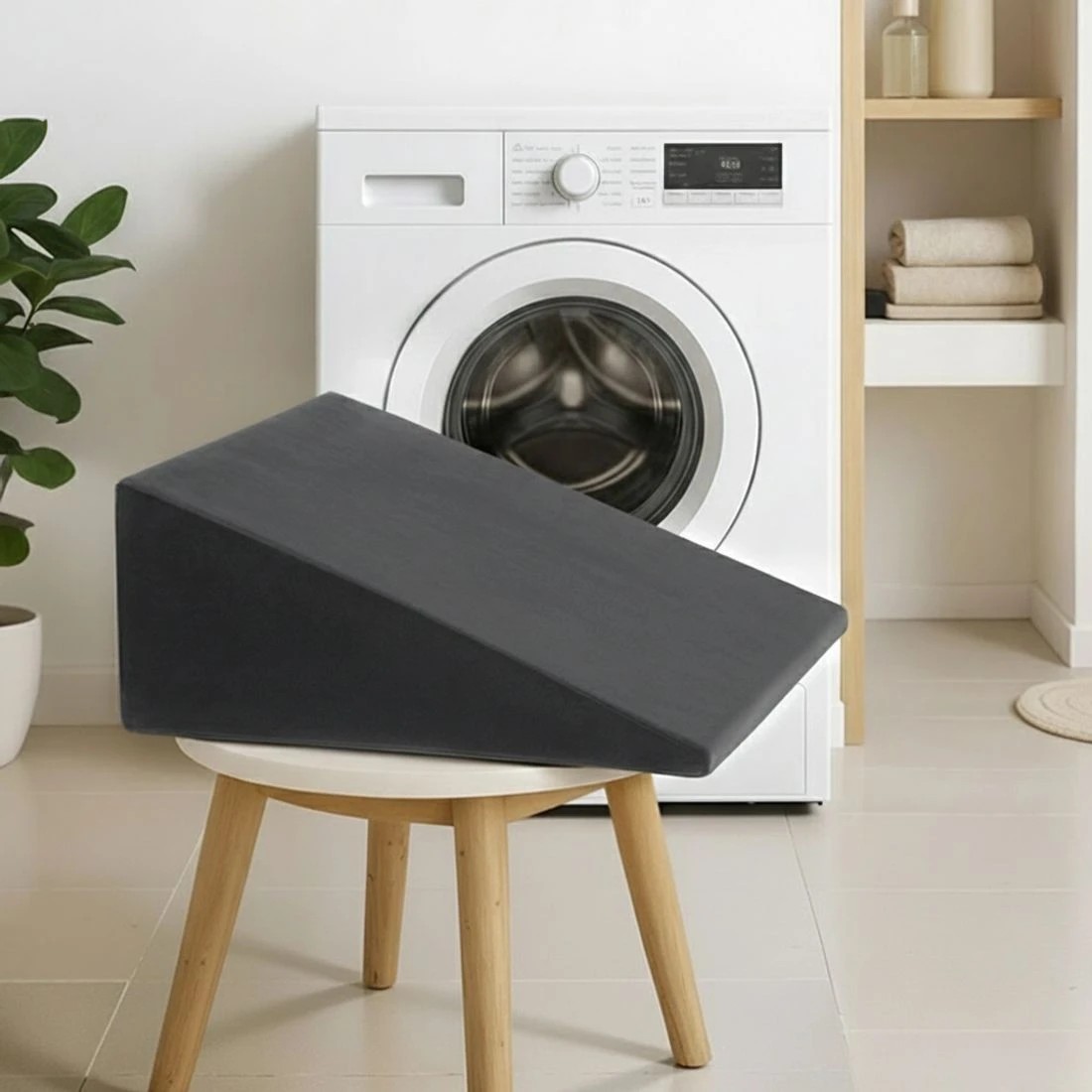 8 Giselle Bedding Wedge Pillow - Grey, 8 of 8