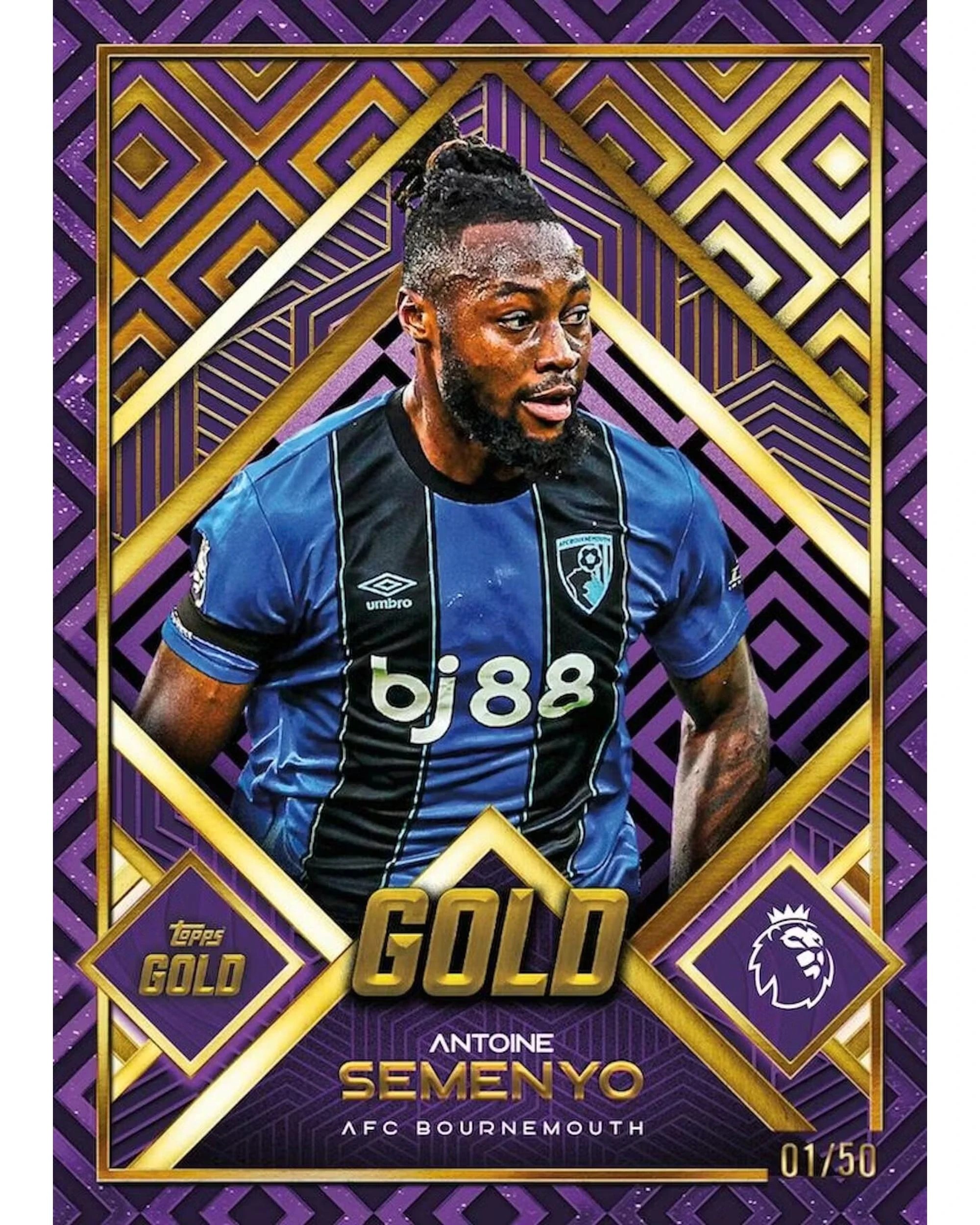 4 Topps 2025/2026 Gold Premier League Soccer Hobby Box, 4 of 7