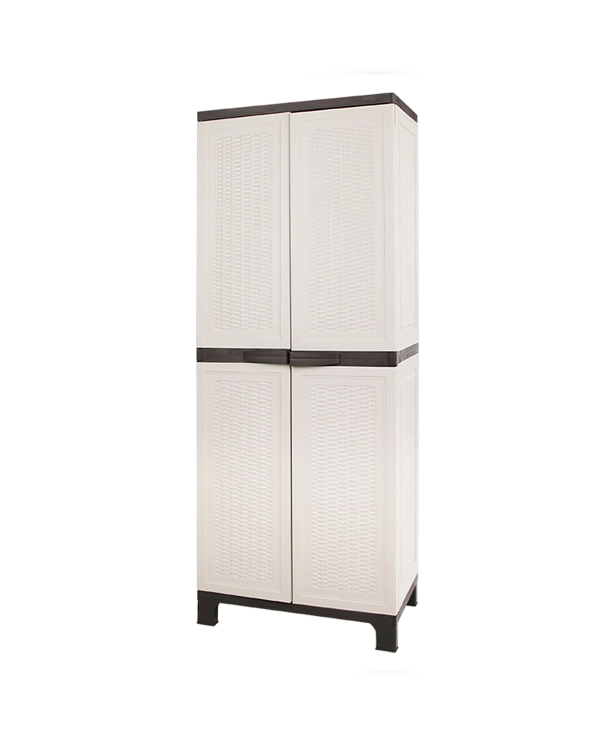 1 Gardeon Outdoor Storage Cabinet Box 173cm Lockable Cupboard
 - White, 1 of 2