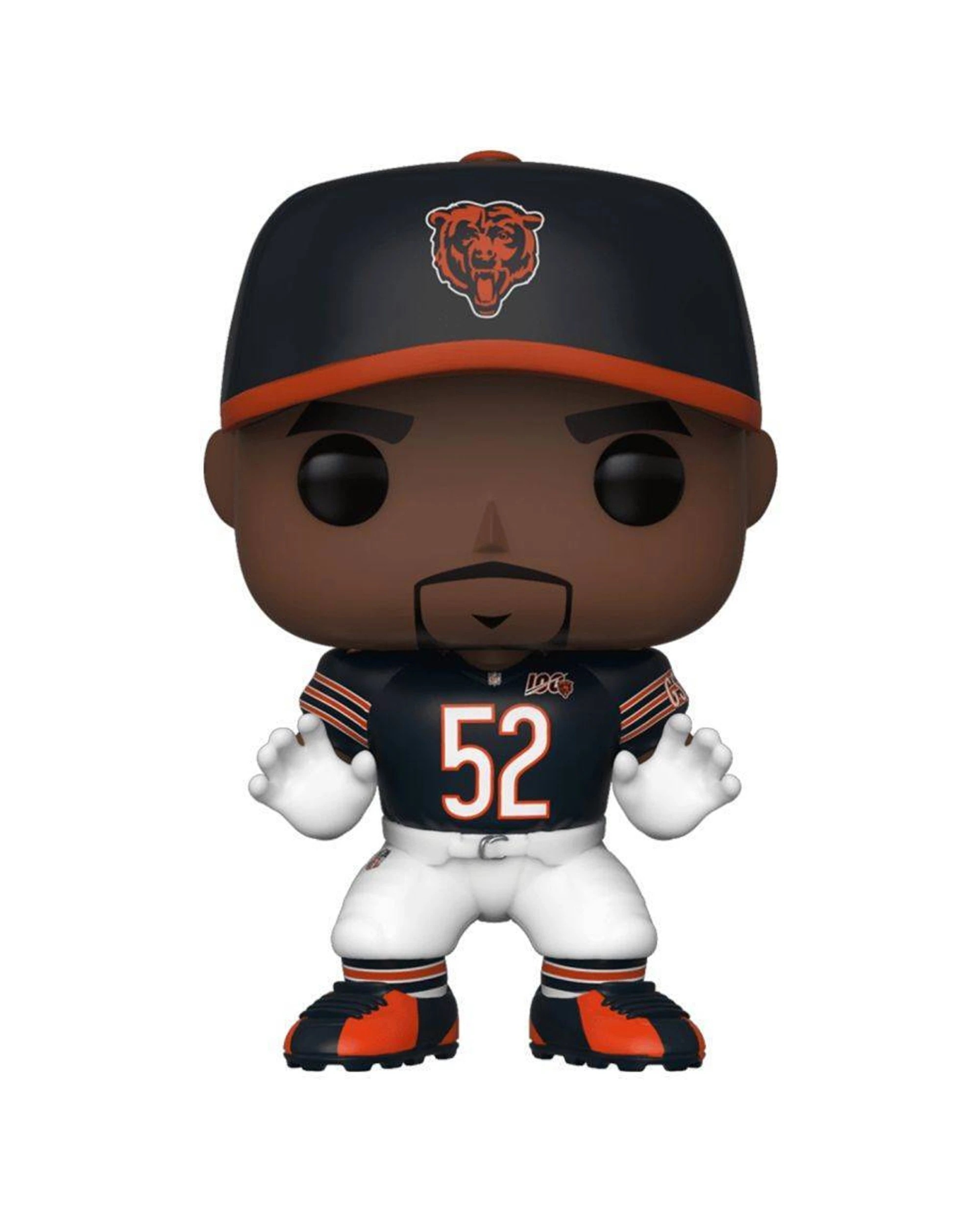 2 POP Khalil Mack Pop Vinyl NFL Action Figure Chicago Bears Figure Approx 10cm - Blue, 2 of 3