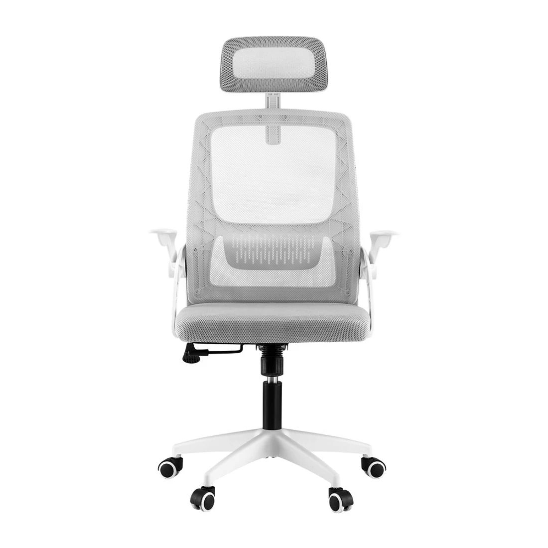 4 Artiss Office Desk & Chair Set 136cm L Shaped Computer Desk with Shelves Ergonomic Office Chair Adjustable - Multi, 4 of 8