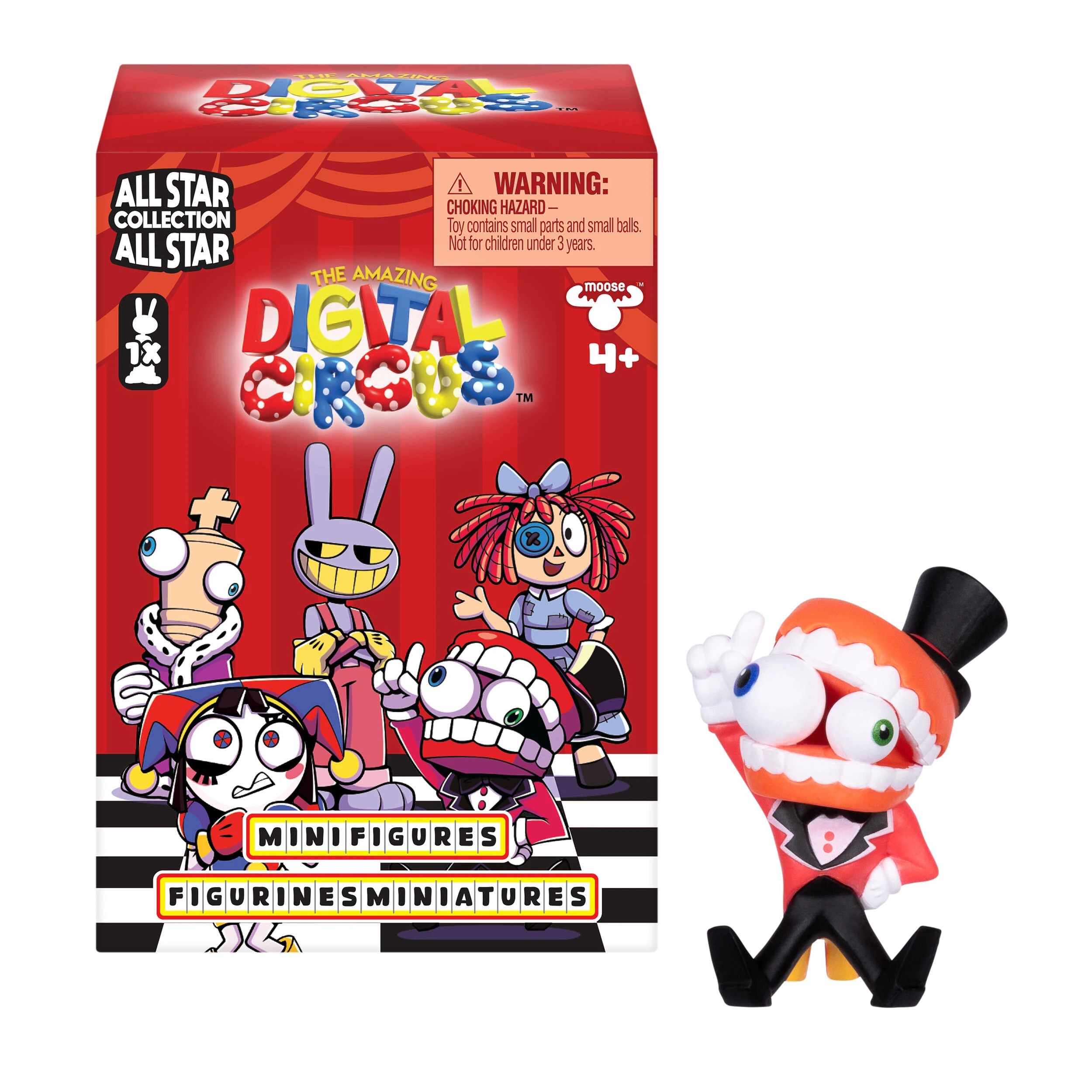 5 Moose Toys The Amazing Digital Circus Collector Mini Figure - Assorted - Multi, 5 of 8