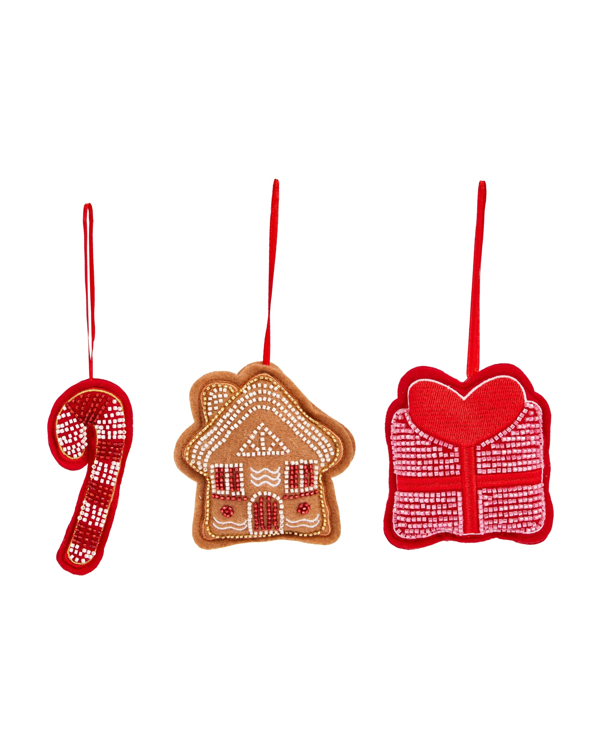 1 Beaded Christmas Icon Decoration - Assorted, 1 of 5