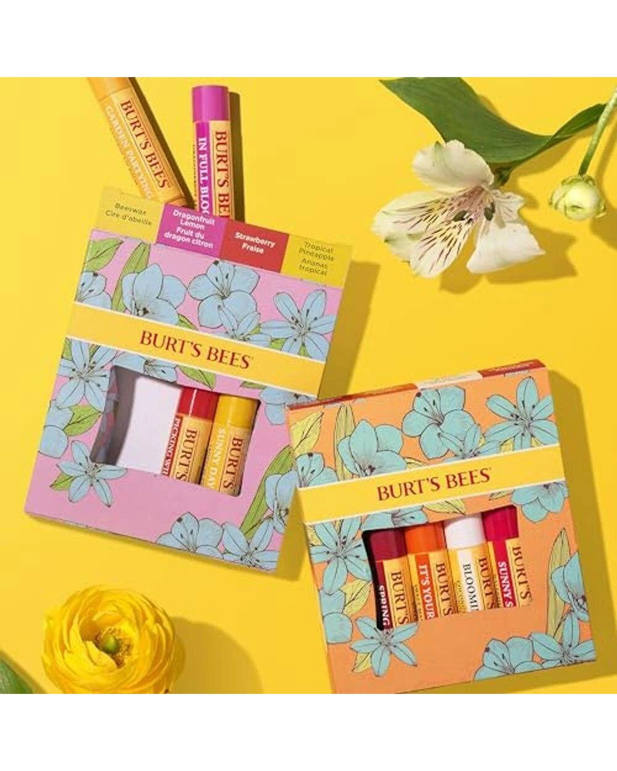 4 Burt's Bees Spring In Full Bloom Lip Balm Set 4x4.25g, 4 of 8