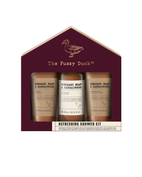 Baylis & Harding The Fuzzy Duck Refreshing Shower Kit - Bergamot, Hemp and Sandalwood