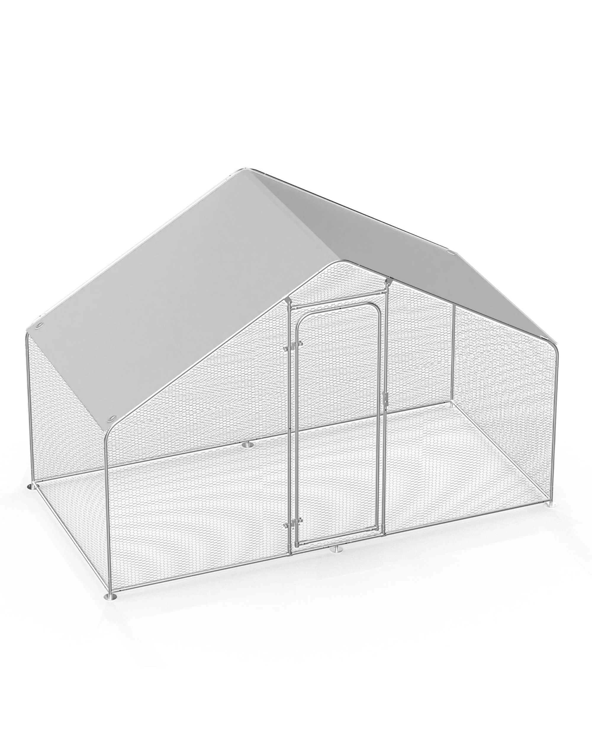 3 Advwin Walk-in Large Chicken Coop Poultry Cage, 3 of 8