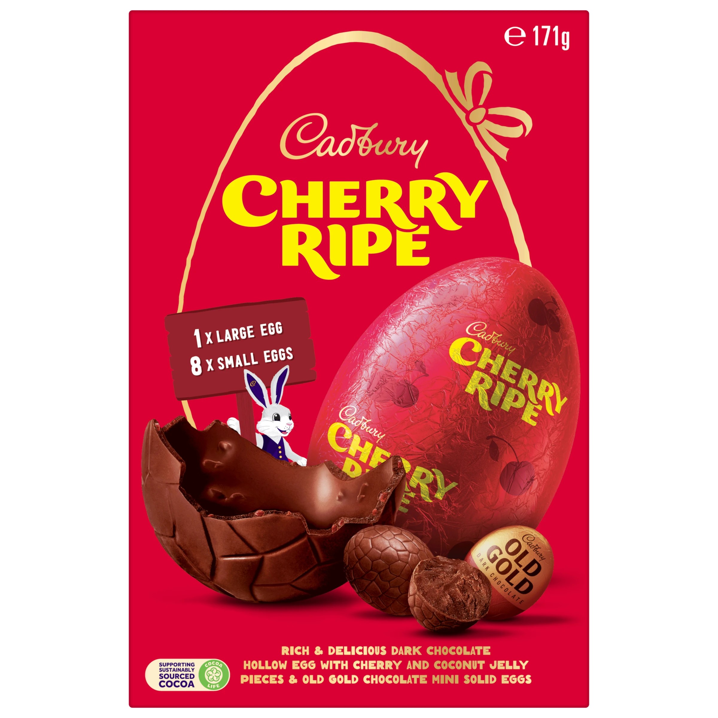 2 Cadbury Cherry Ripe Gift Box 171g, 2 of 6