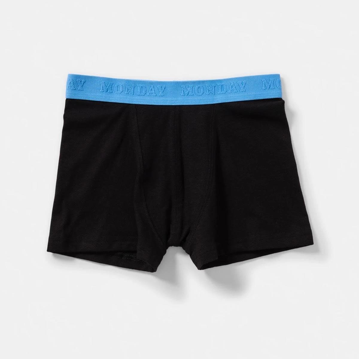 4 7 Pack Attached Elastic Trunks BLUE DAYS OF THE WEEK, 4 of 10