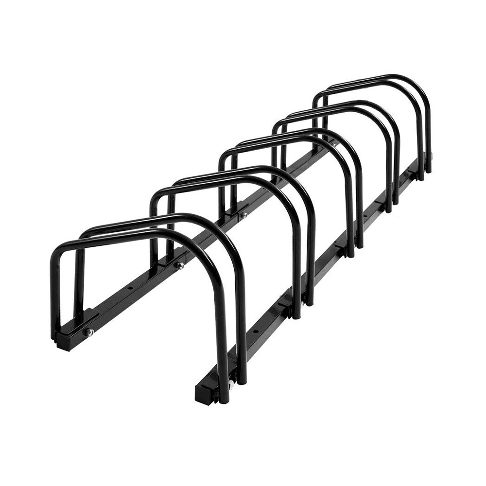 1 Elora Bicycle Upto 5 Bike Stand Rack Storage Floor Parking Holder Cycling Portable Stands, 1 of 5