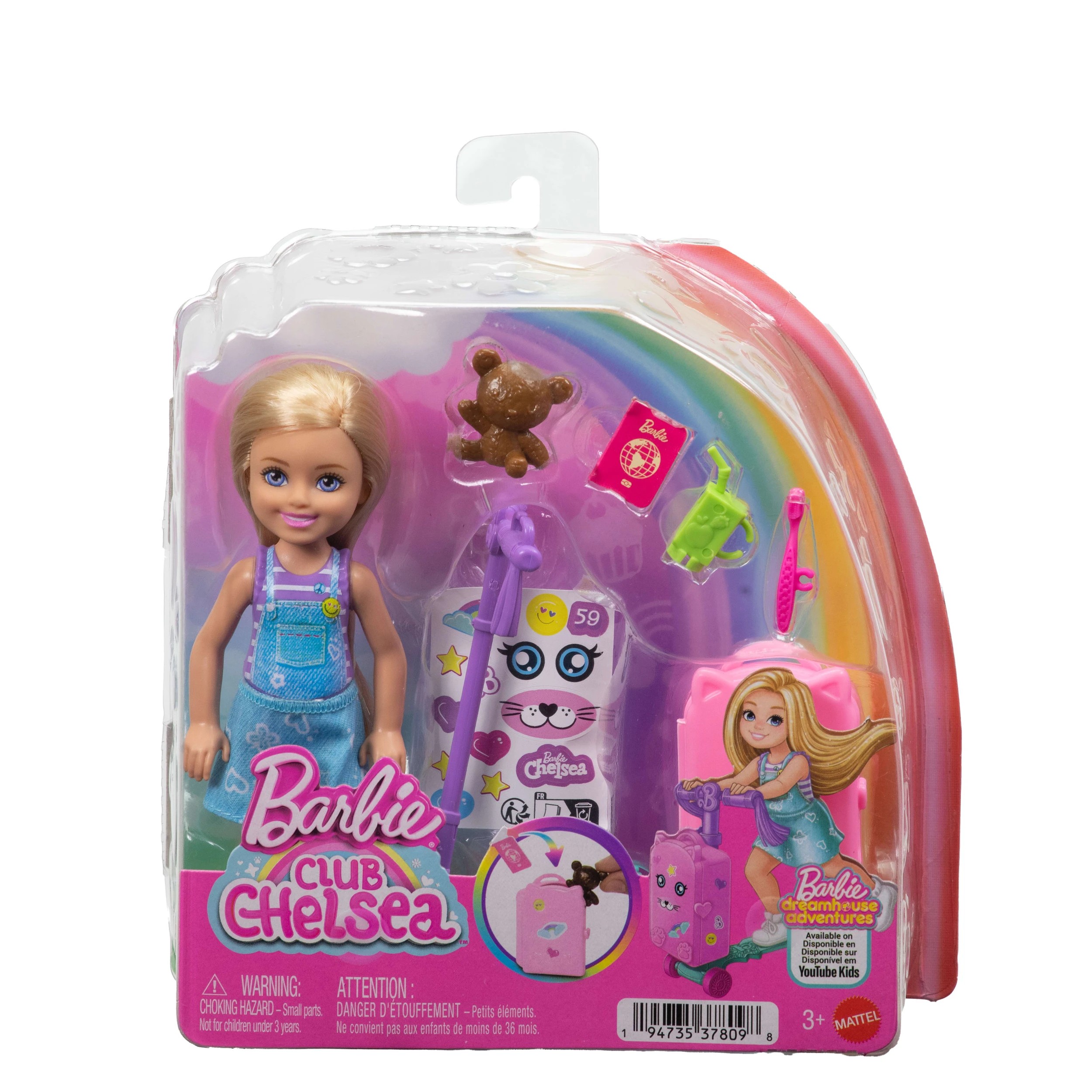 1 Barbie Club Chelsea Limitless Adventure Doll and Accessories Playset, 1 of 5