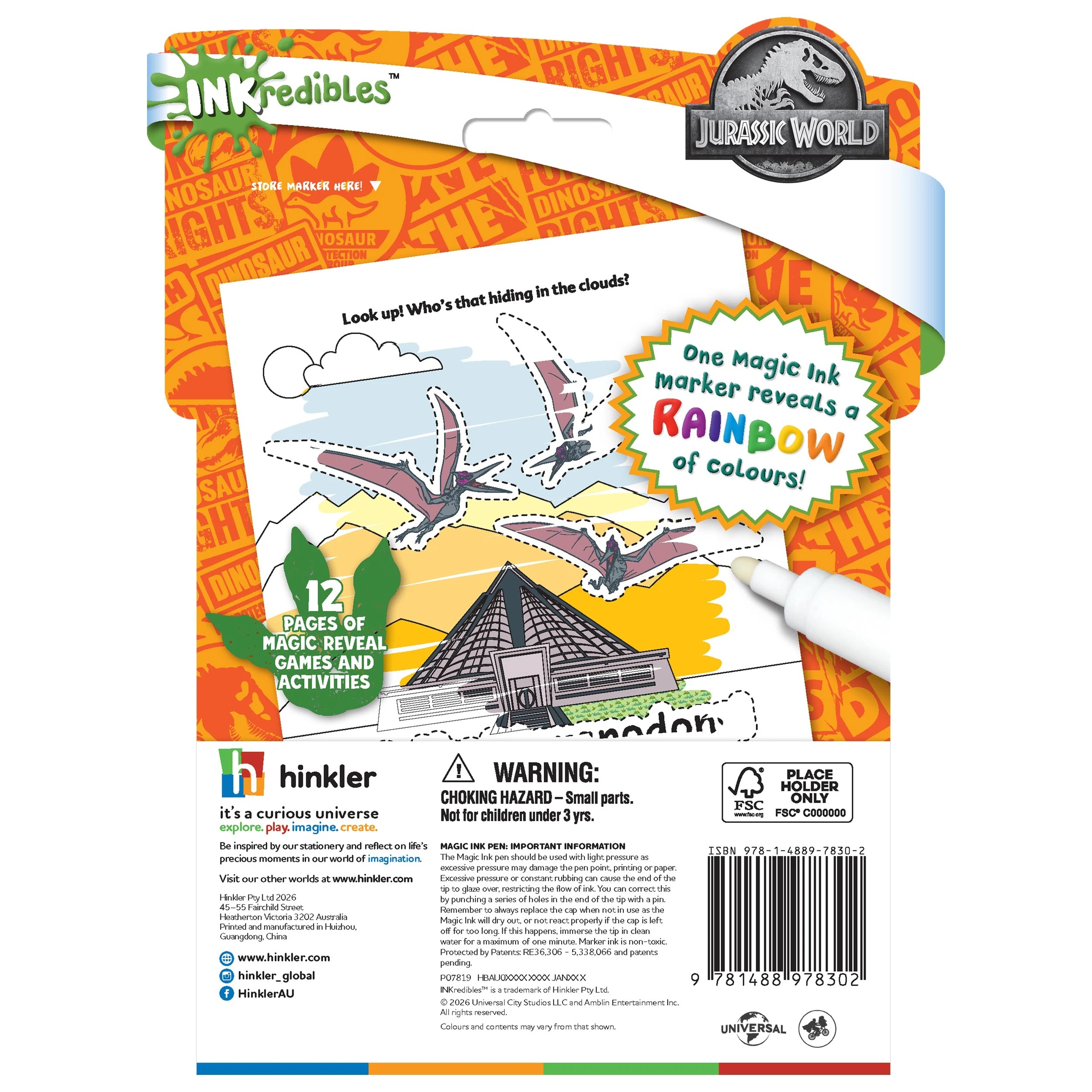 2 INKredibles Jurassic World Magic Ink Pictures! - Book, 2 of 5